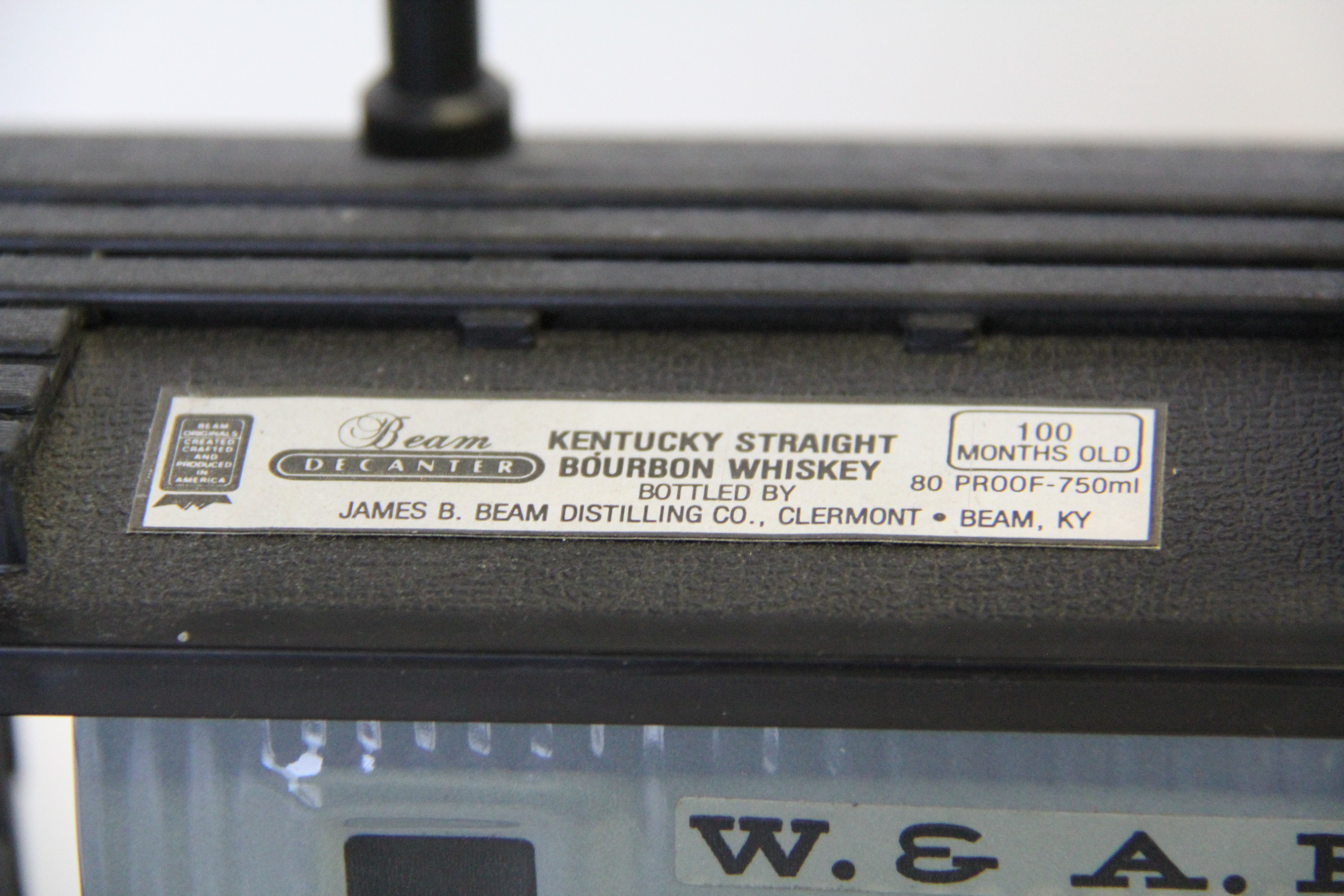 JIM BEAM W.A.R.R Caboose Decanter-Second hand-M7238