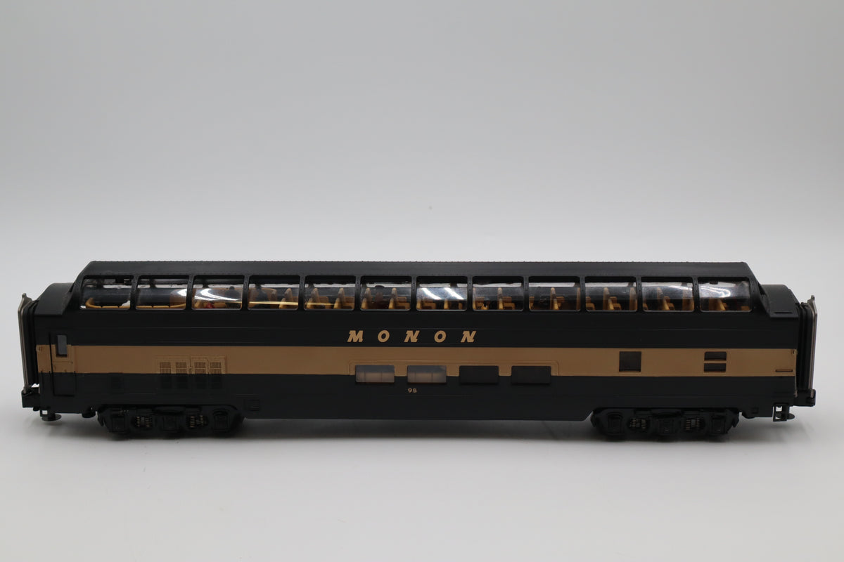 MTH 20-67101 Monon 70' Streamlined Full Length Vista Dome-Smooth-Second hand-M8481
