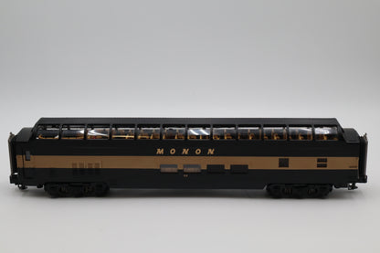 MTH 20-67101 Monon 70' Streamlined Full Length Vista Dome-Smooth-Second hand-M8481
