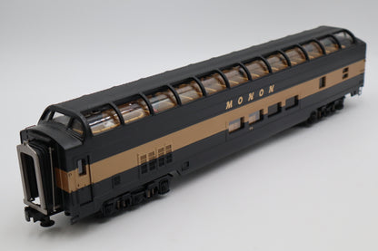 MTH 20-67101 Monon 70' Streamlined Full Length Vista Dome-Smooth-Second hand-M8481