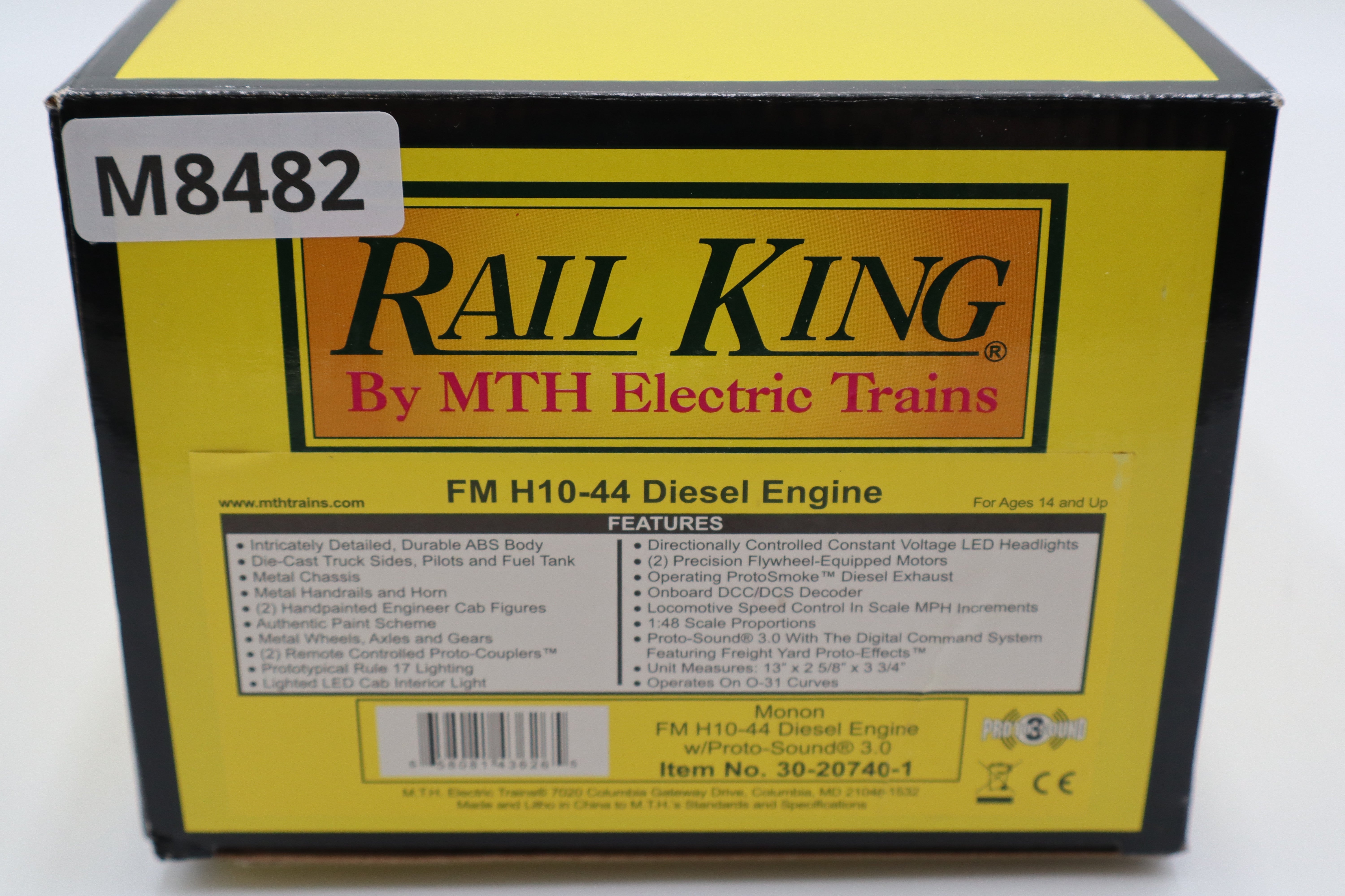 Rail King 30-20740-1 Monon FM H10-44 Diesel Engine-Second hand-M8482