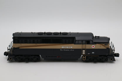 MTH 20-2687-3 Monon #35 Non Powered BL-2 Diesel Engine-Second hand-M8483