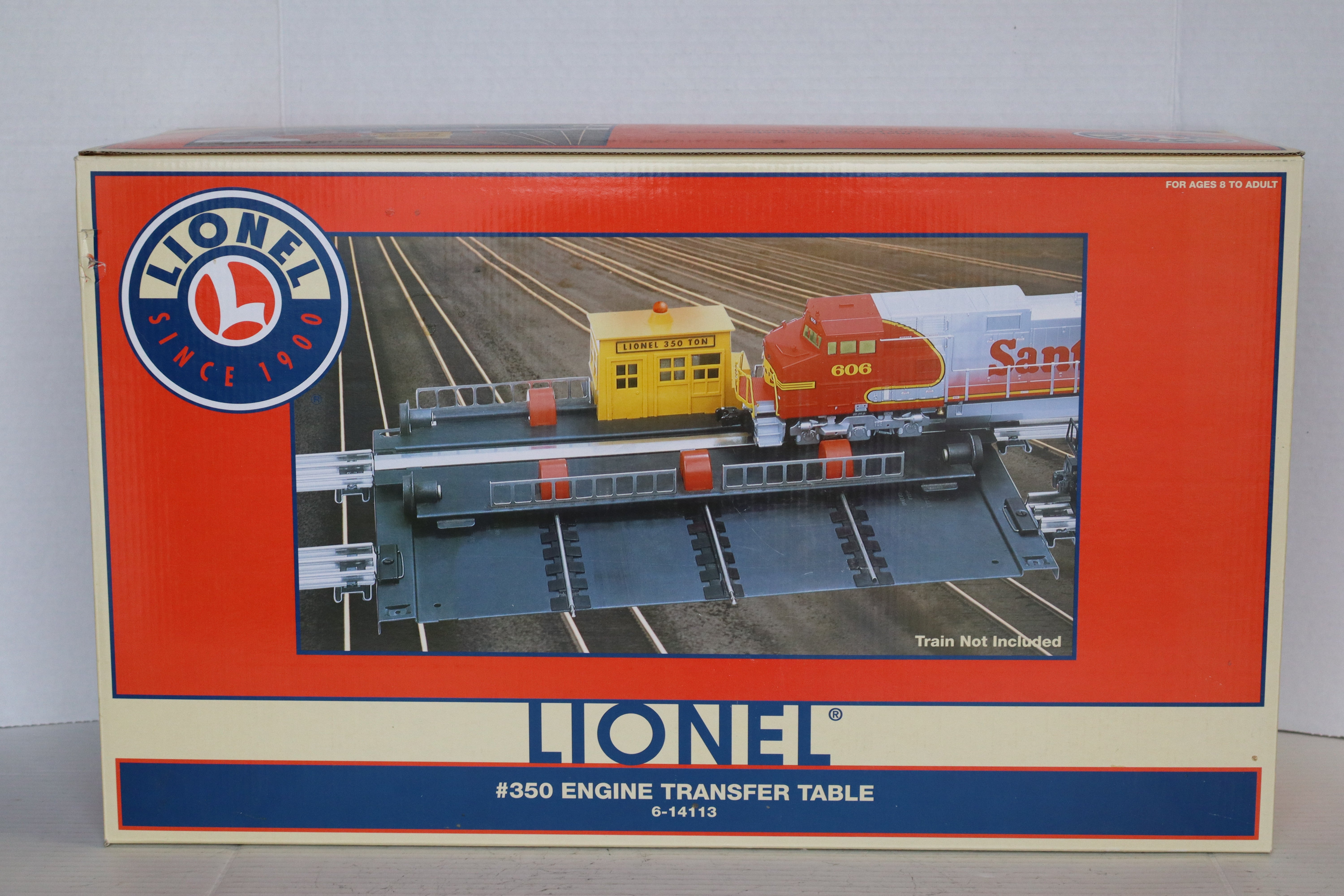 Lionel 6-14113 #350 Engine Transfer Table & 6-14114 #250-50 Transfer Table Extension-Second hand-M8361