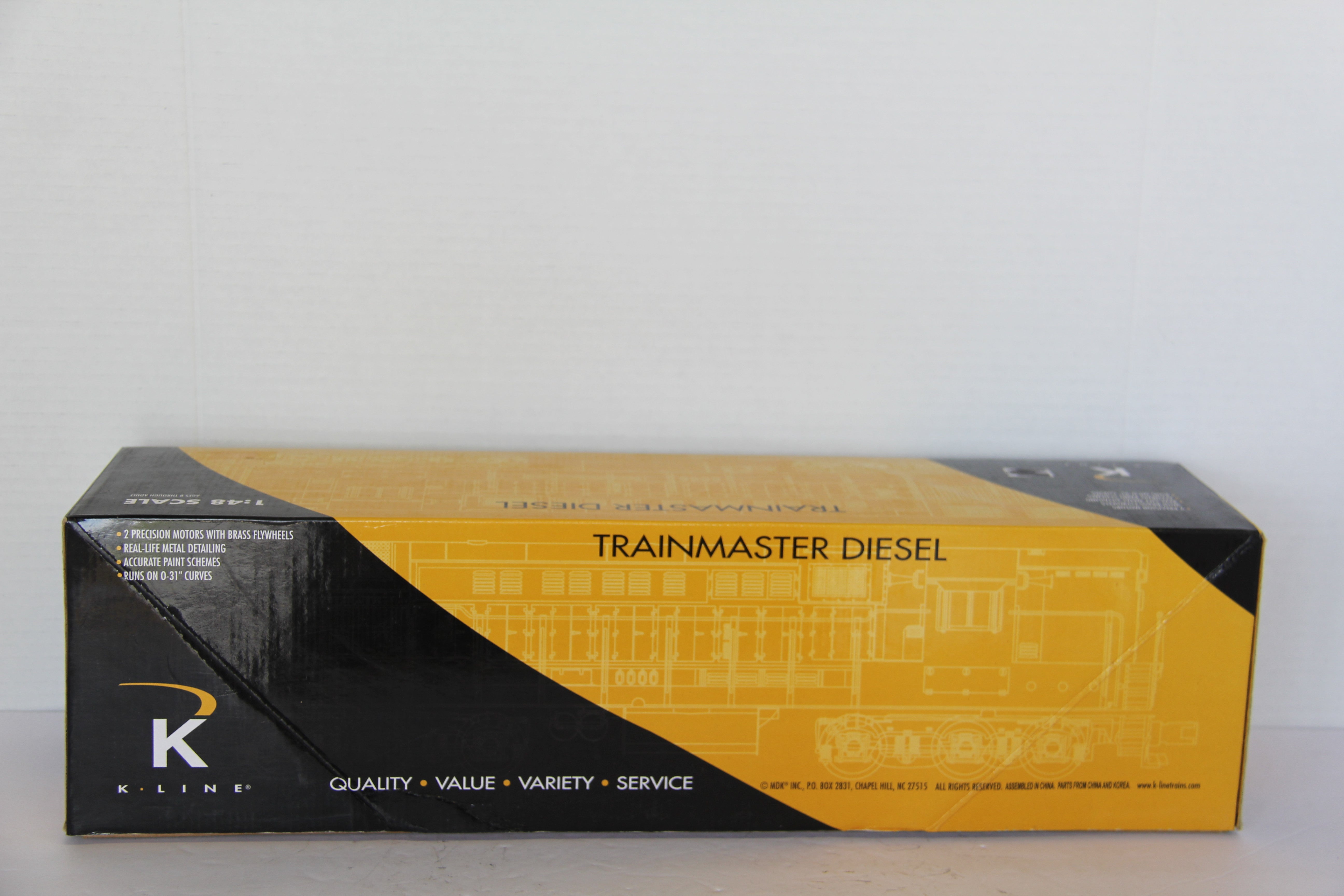 K Line K2438-0856HS Lackawanna Trainmaster #856-Conventional-M7681