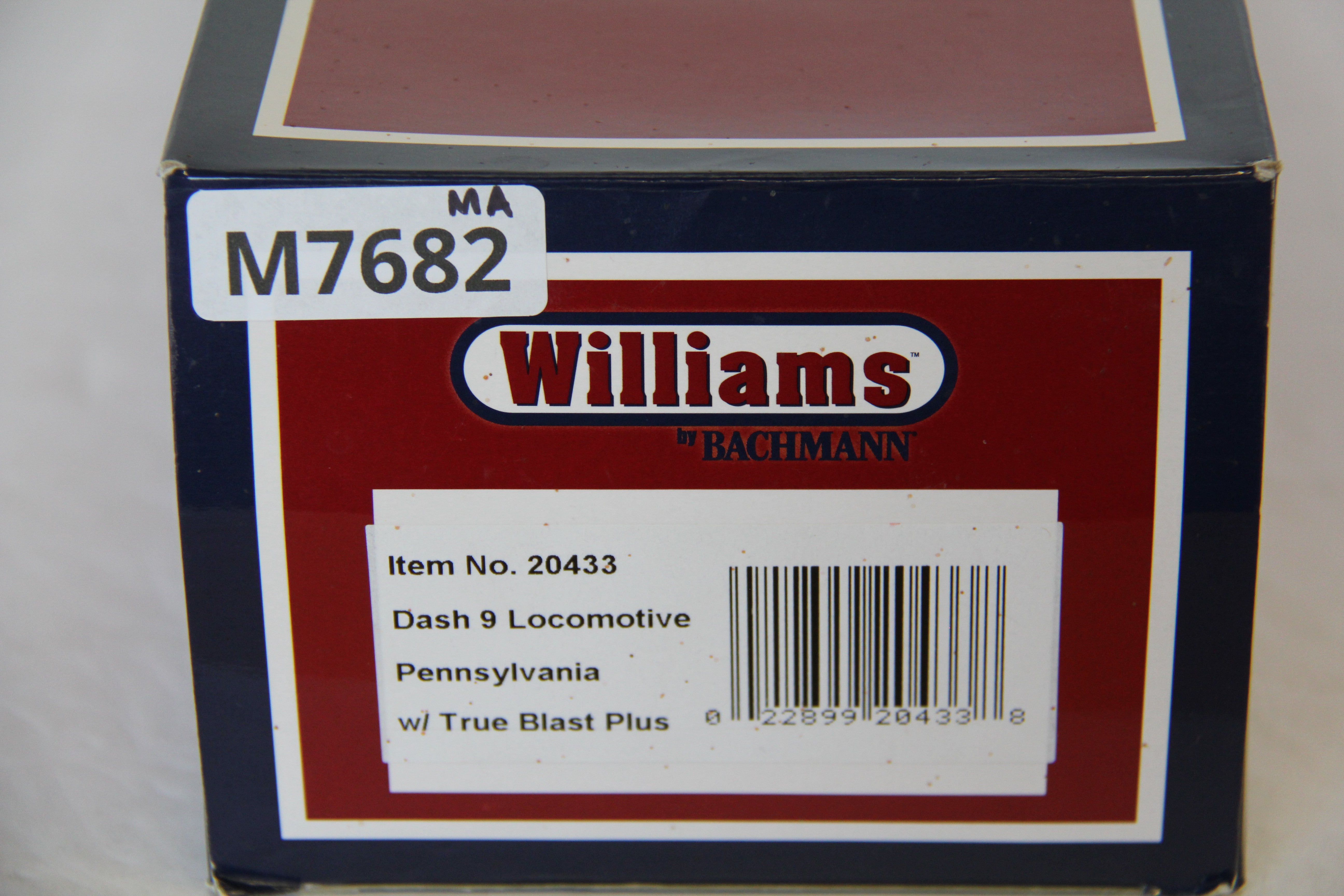 Williams #20433 Pennsylvania Dash 9 Locomotive w/ True Blast Plus-Second hand-M7682