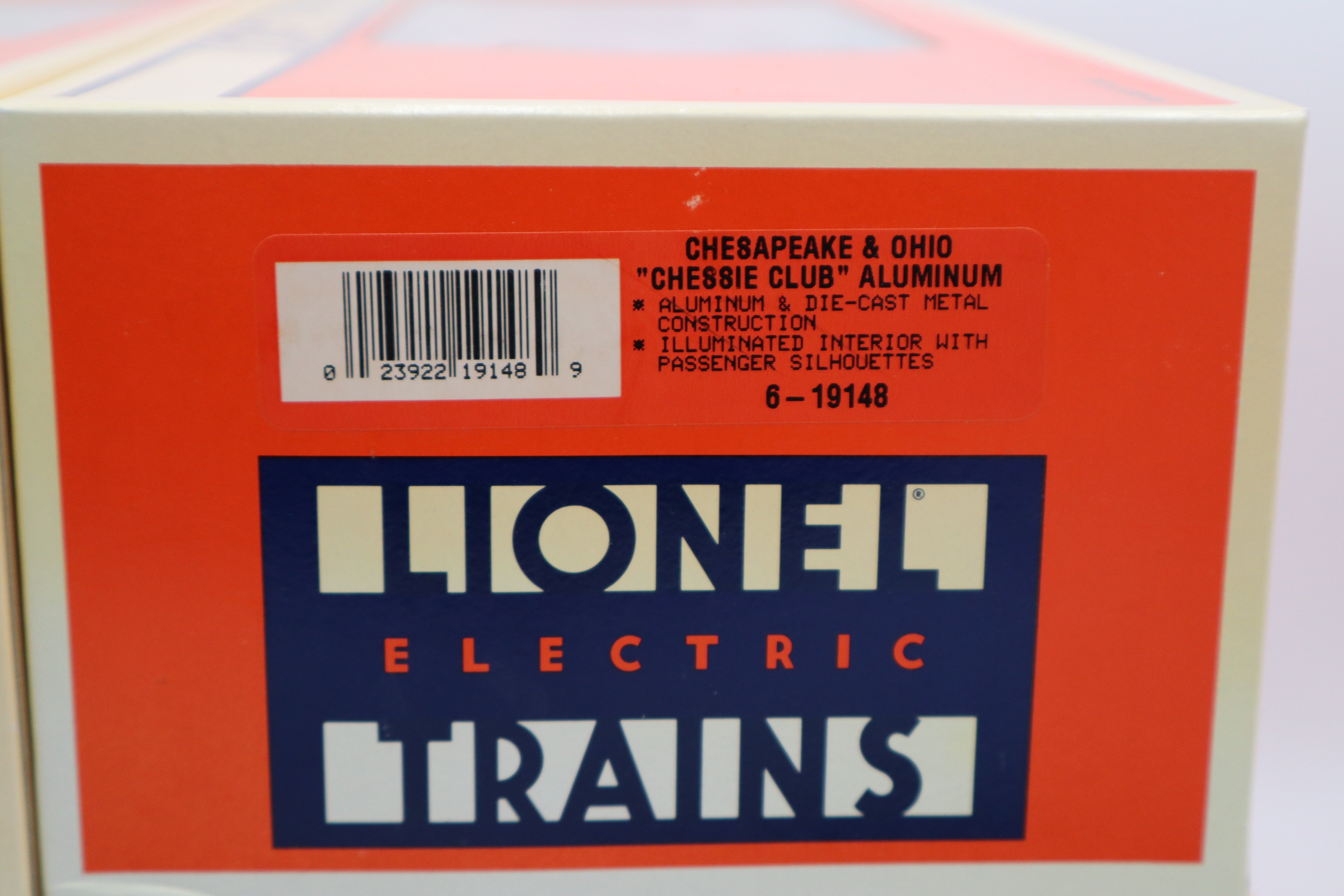 Lionel 6-19145 Chesapeake & Ohio Aluminum Passenger 6 Set-Second hand-M8364