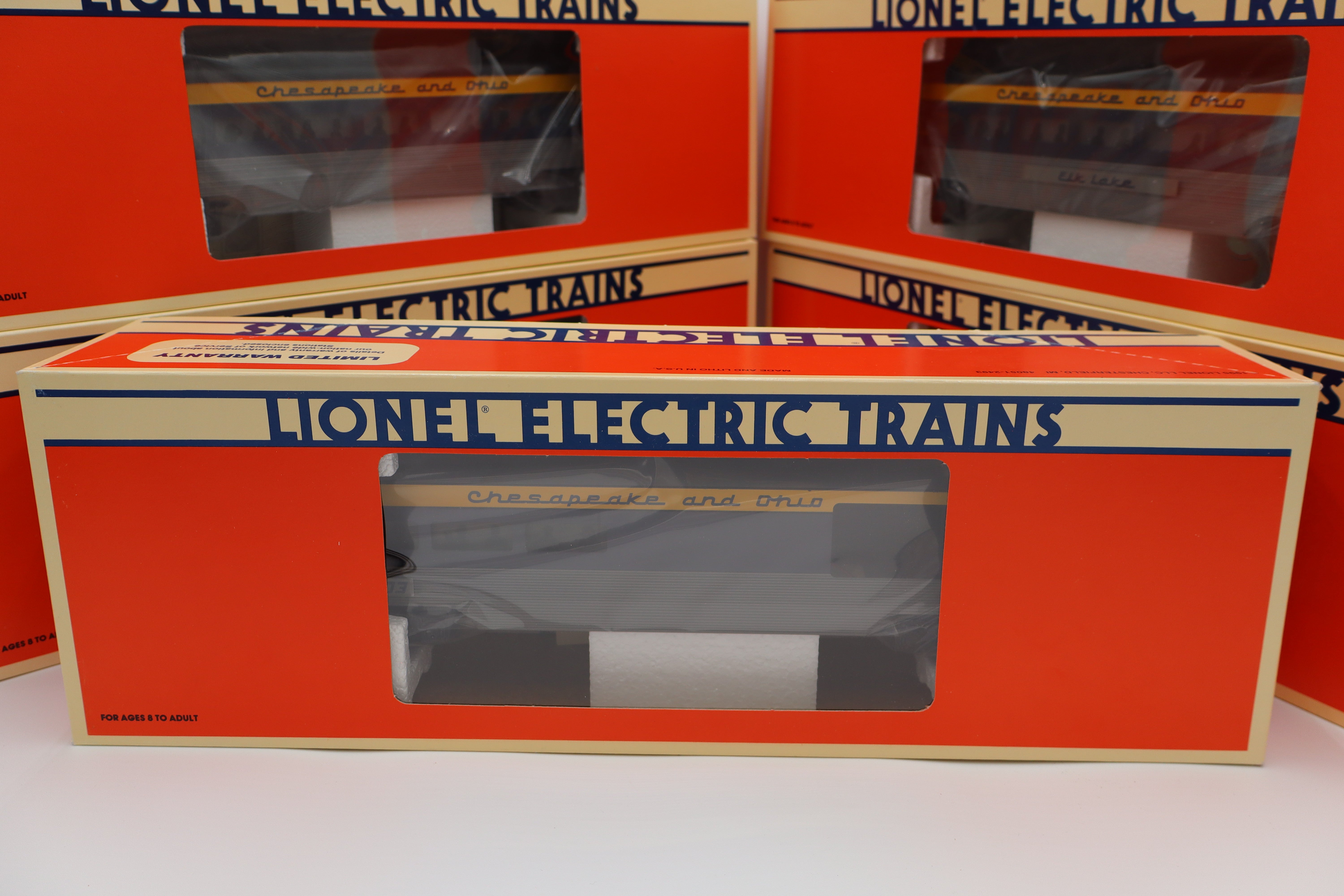 Lionel 6-19145 Chesapeake & Ohio Aluminum Passenger 6 Set-Second hand-M8364