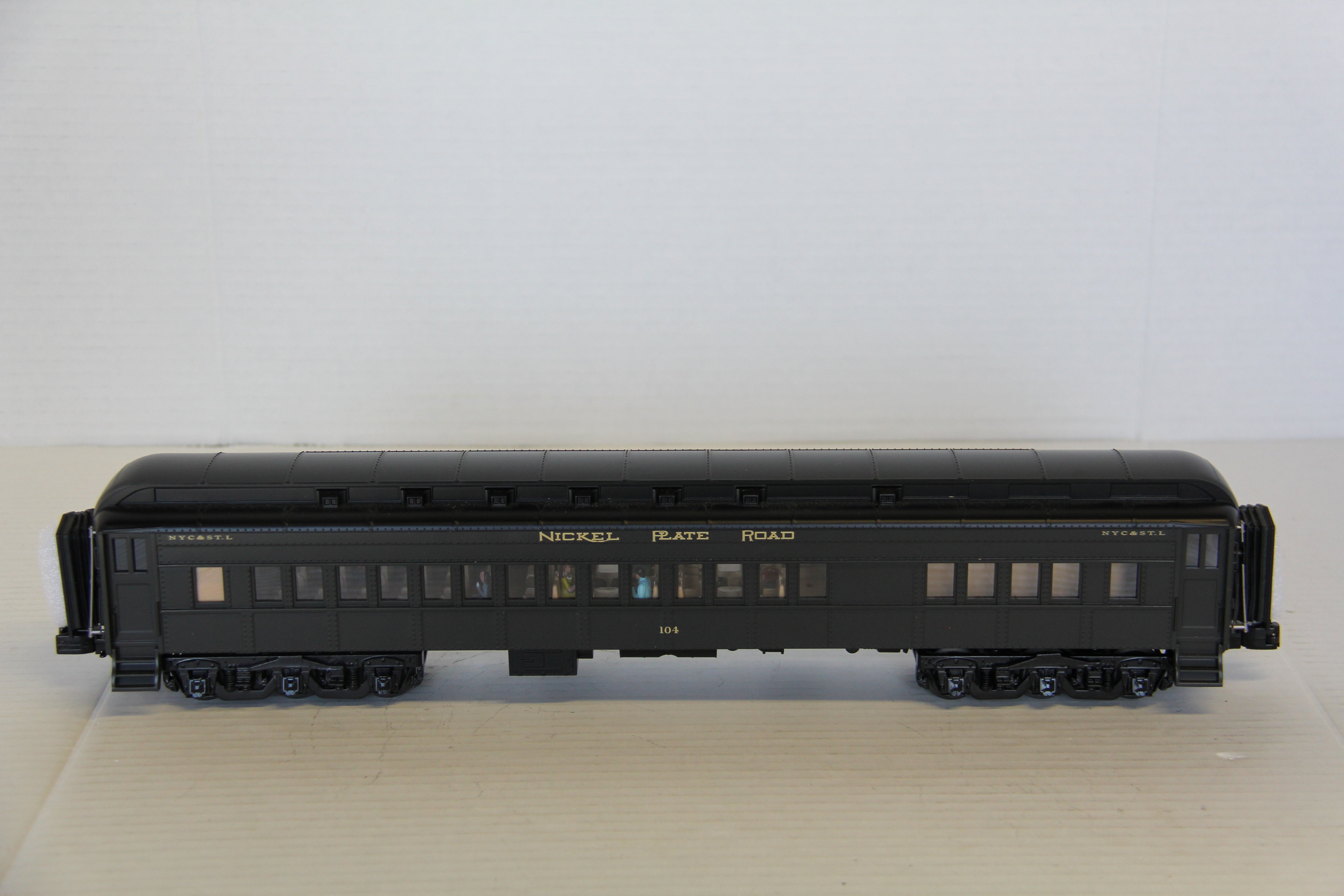 MTH 20-41025 & 20-44025 Nickle Plate Road Madison 70' 4 Car Set-Second hand-M7265