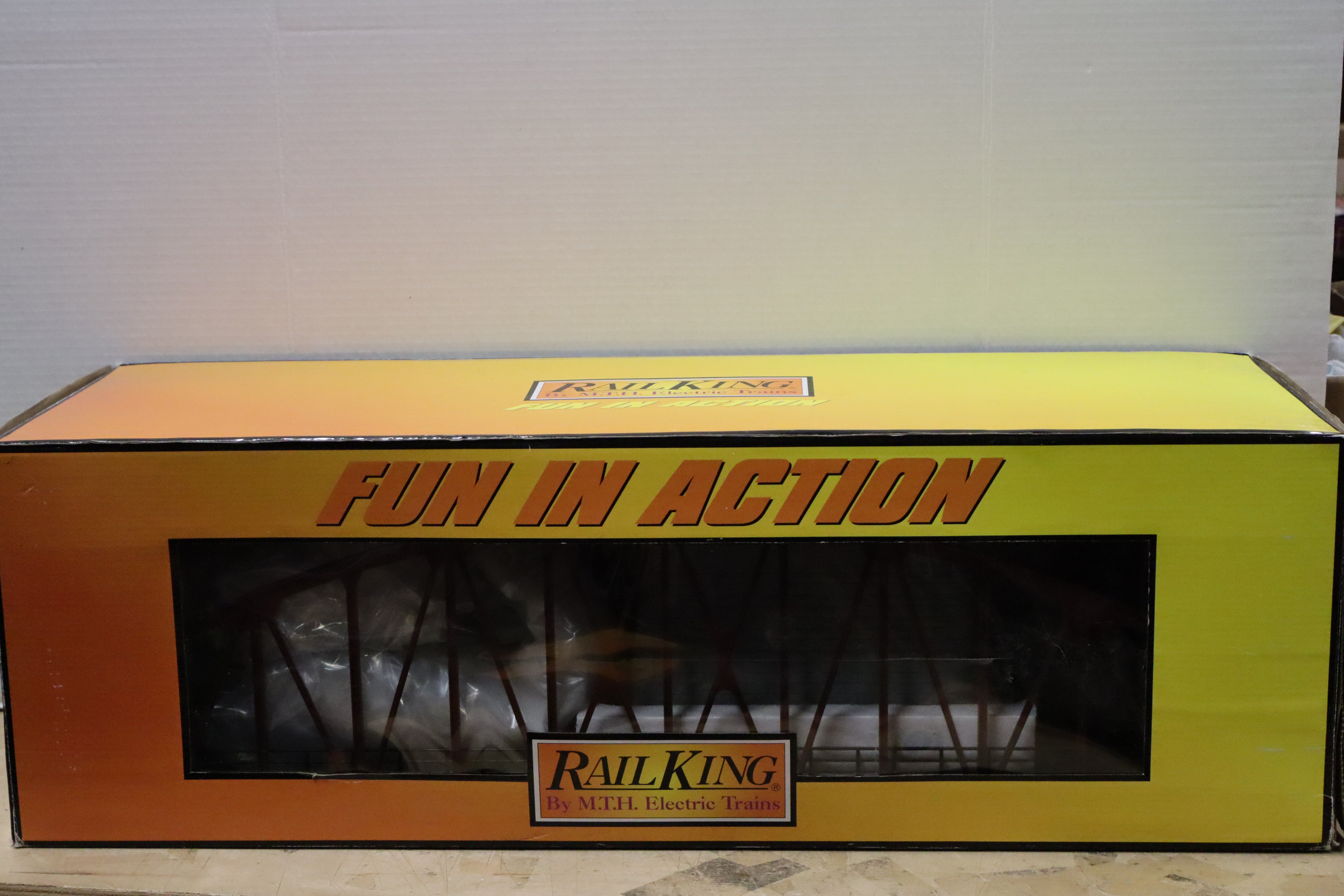 Rail King 40-1109  2-Track Steel Arch Bridge Rust-Second hand-M8488