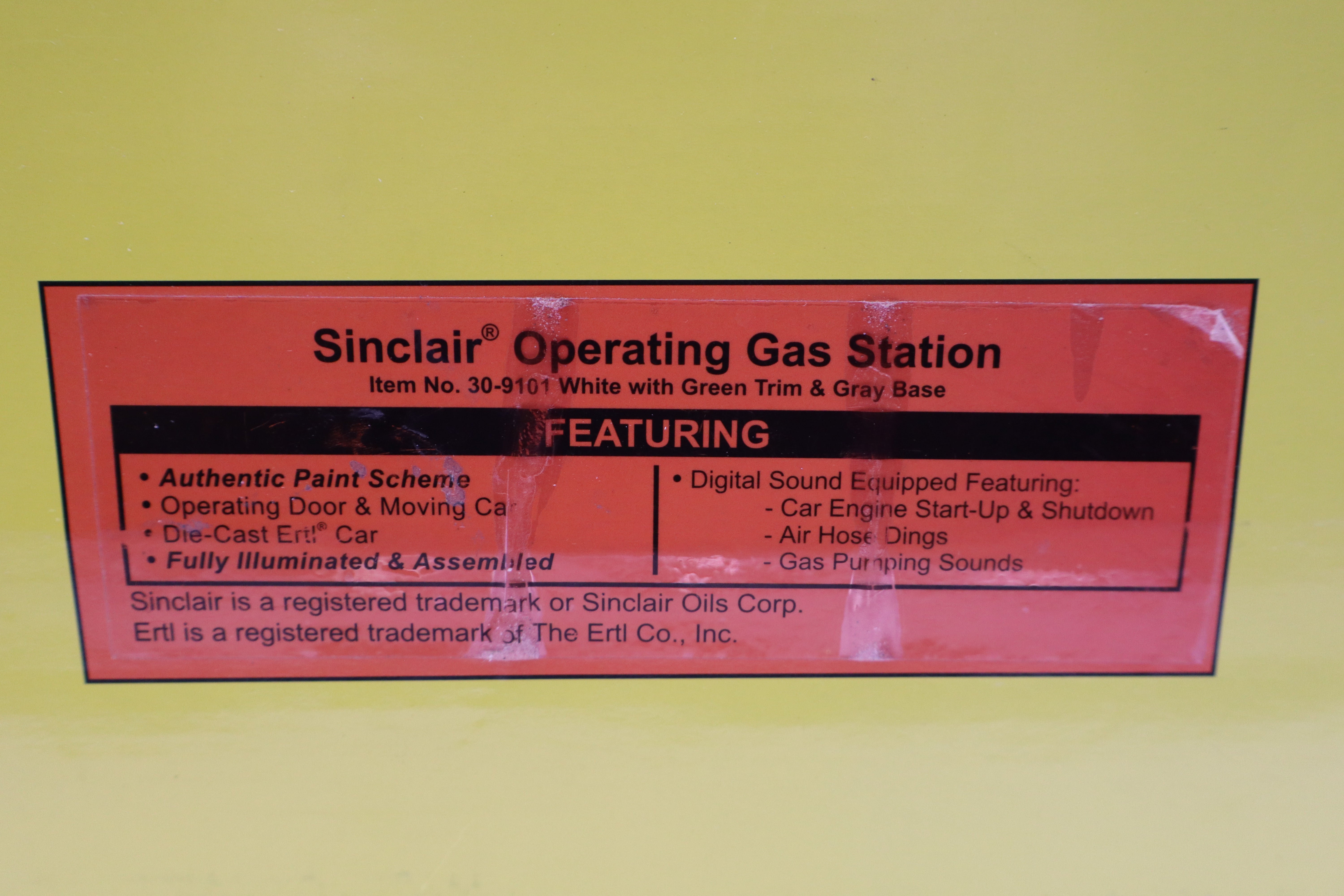 Rail King 30-9101 Sinclair Operating Gas Station-Second hand-M8490