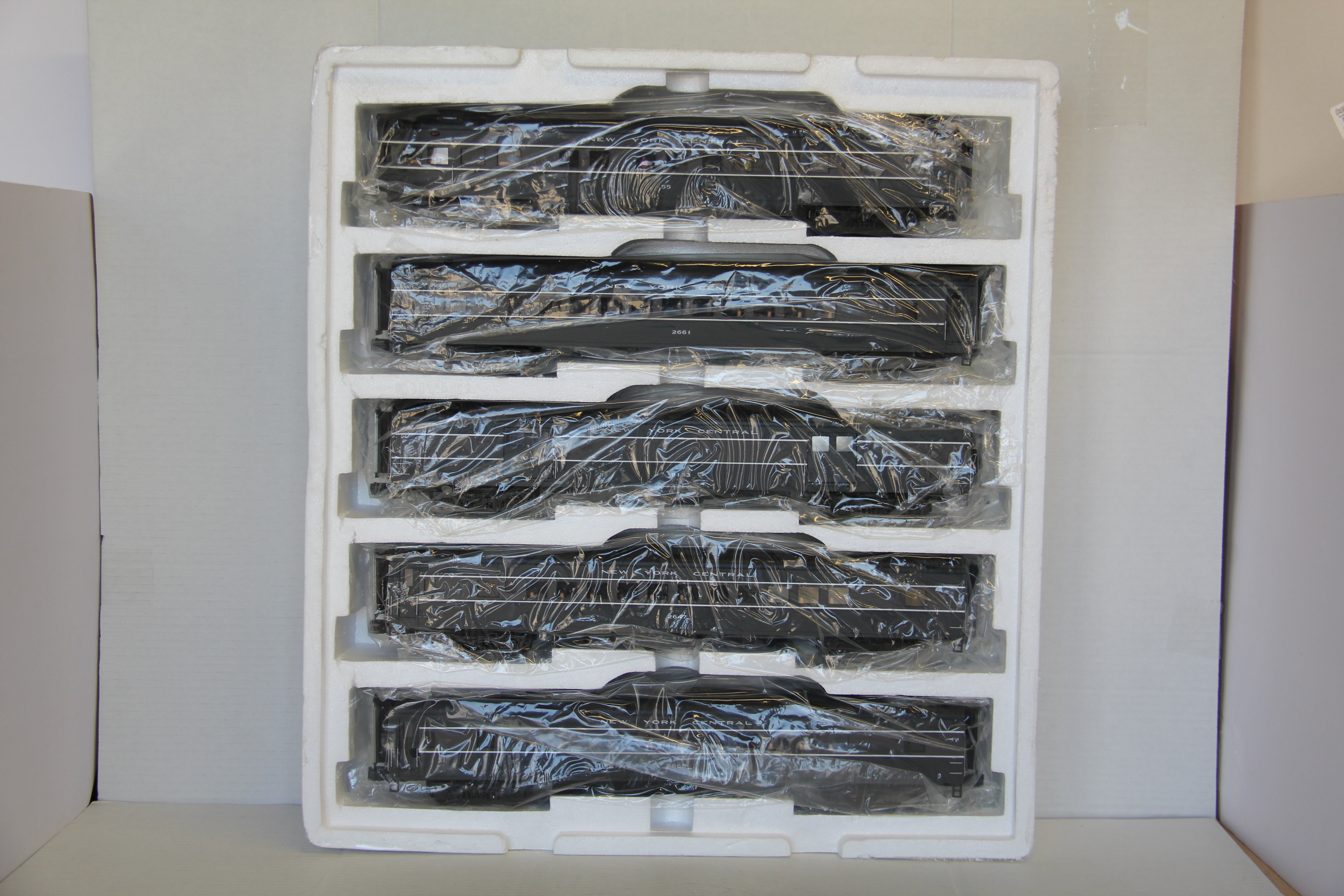 MTH 20-65241 New York Central 70' Streamlined 5 Car Passenger Set-Second hand-M7267