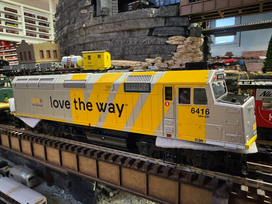 Atlas O 30138298S - Premier - F40PH Diesel Locomotive "VIA Rail Canada" #6416 w/ PS3 (love the way) - Custom Run for MrMuffin'sTrains - MrMuffin'sTrains