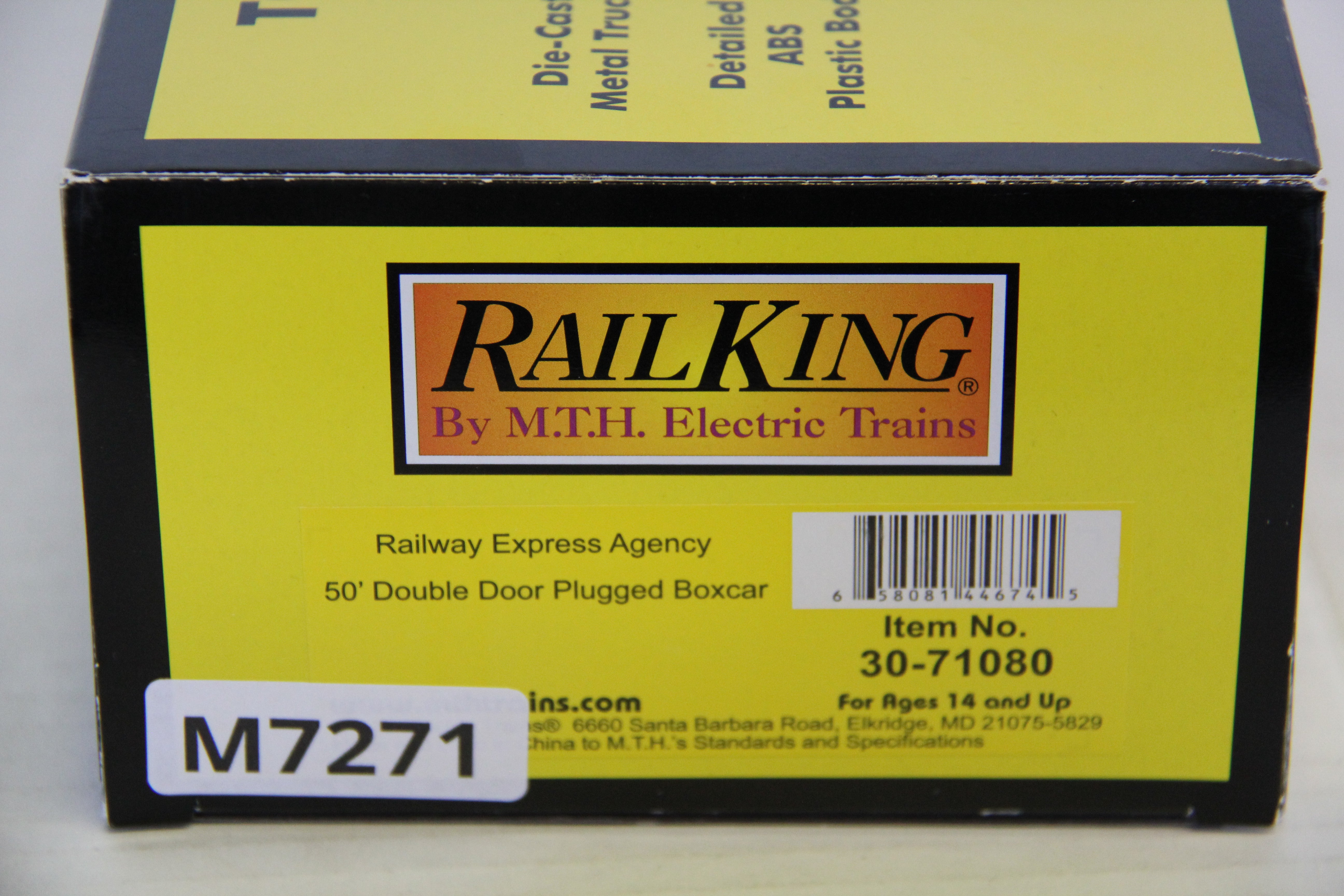 Rail King 30-71080 Railroad Express Boxcar-Second hand-M7271