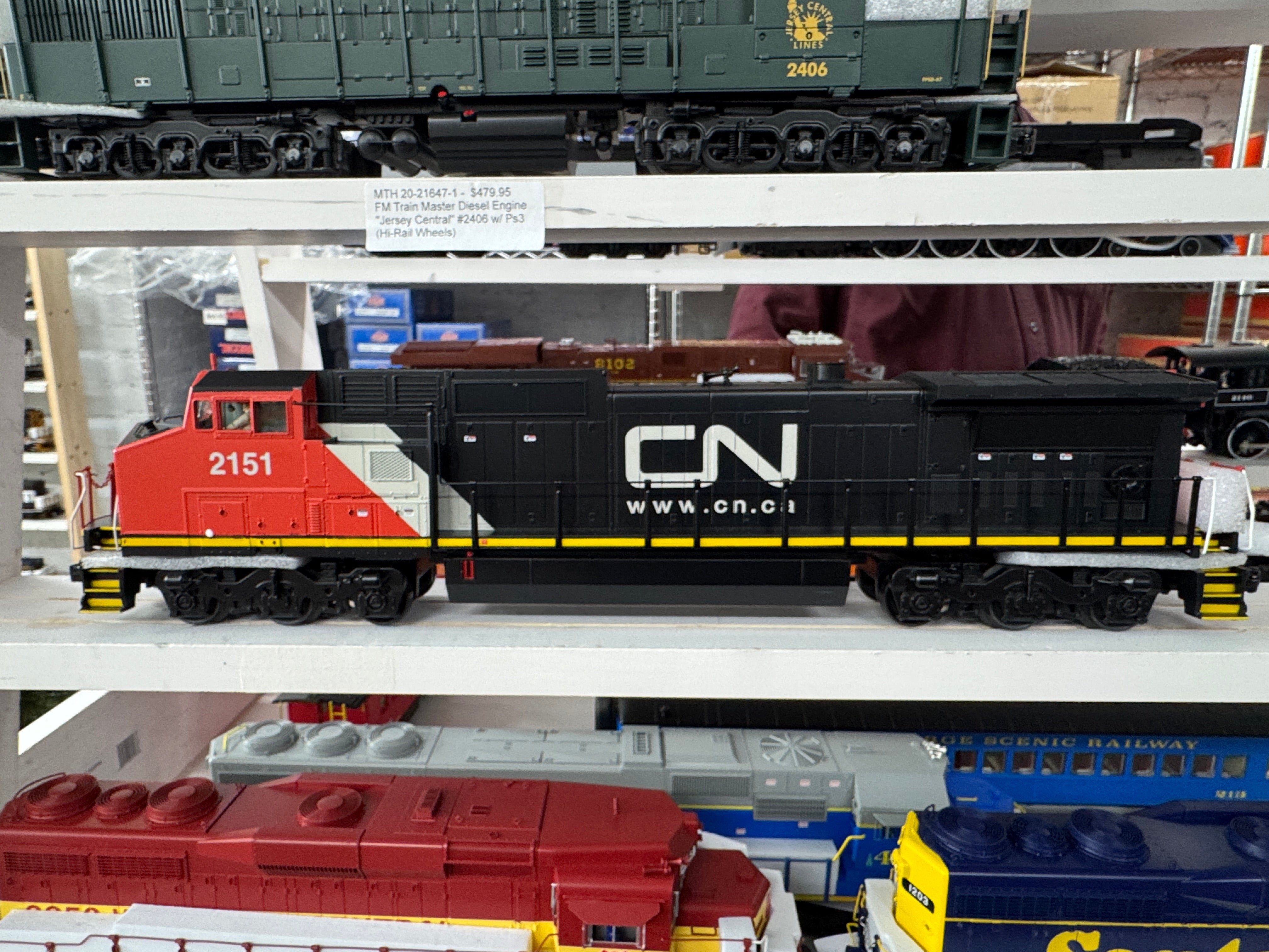 MTH 30-21087-1 - Dash-8 Diesel Engine "Canadian National" #2151 w/ PS3