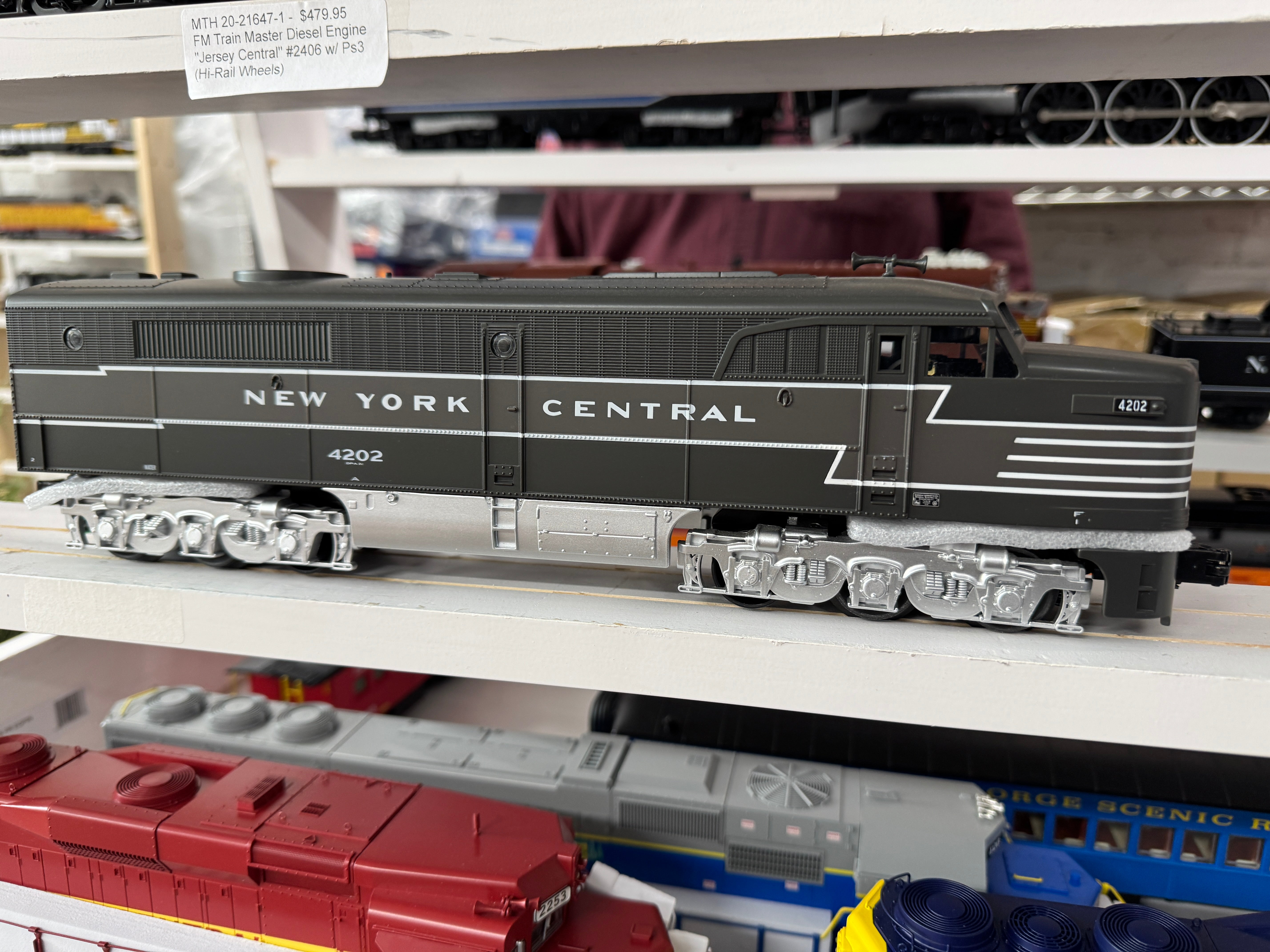 MTH 30-21077-1 - Alco PA AA Diesel Set "New York Central" #4202, 4203 w/ PS3