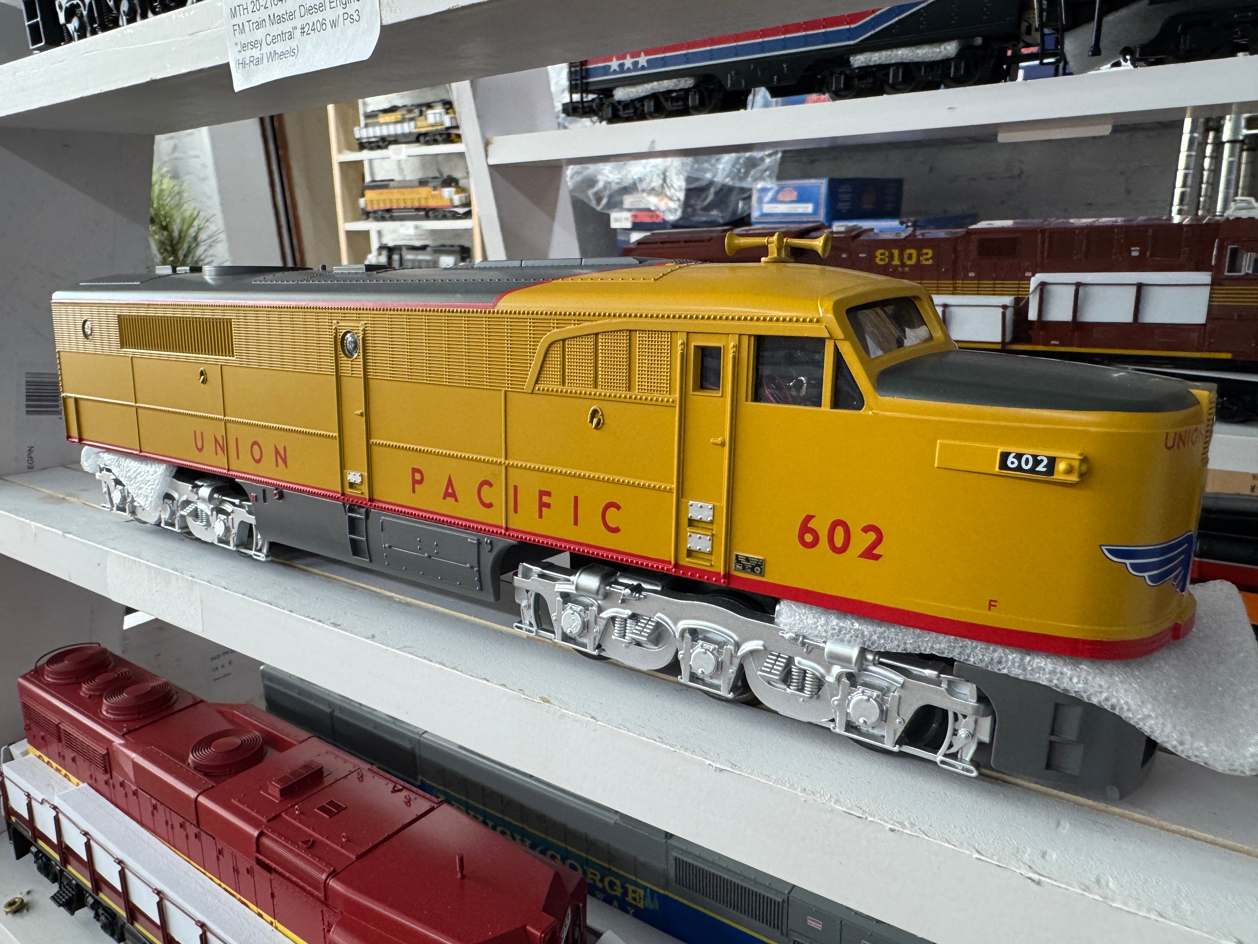 MTH 30-21075-1 - Alco PA AA Diesel Set "Union Pacific" #602, 604 w/ PS3