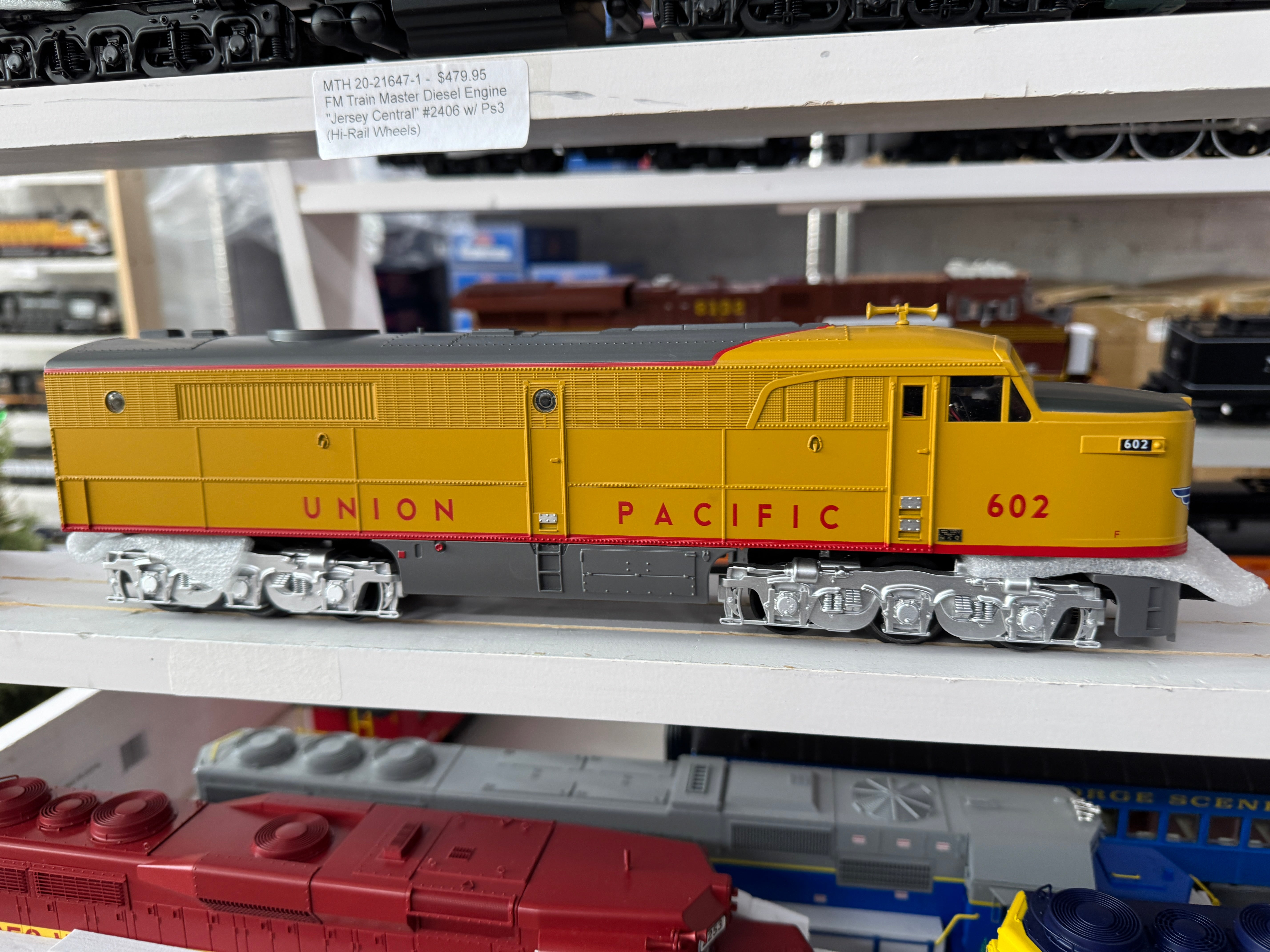 MTH 30-21075-1 - Alco PA AA Diesel Set "Union Pacific" #602, 604 w/ PS3