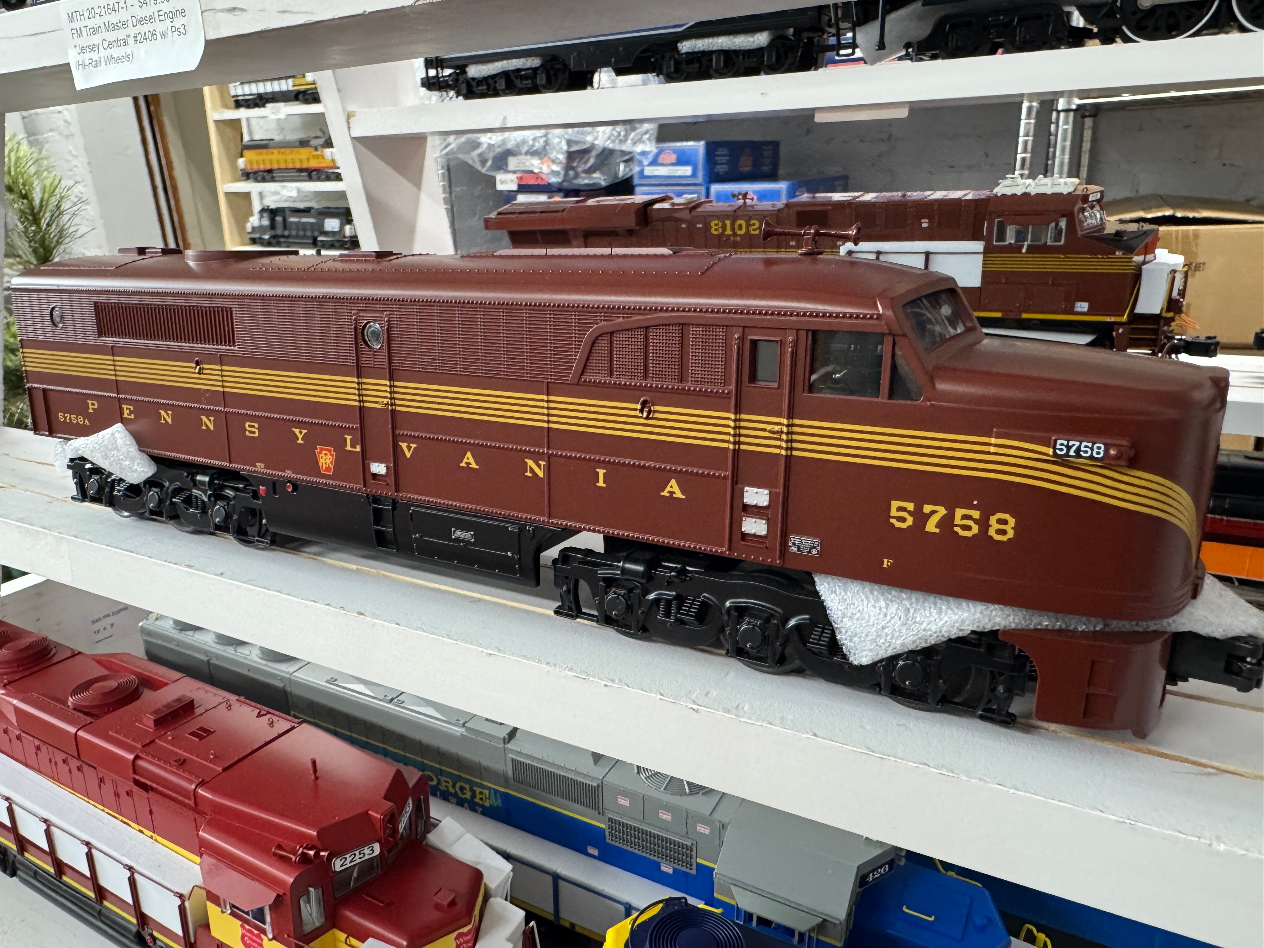 MTH 30-21076-1 - Alco PA AA Diesel Set "Pennsylvania" #5758, 5759 w/ PS3