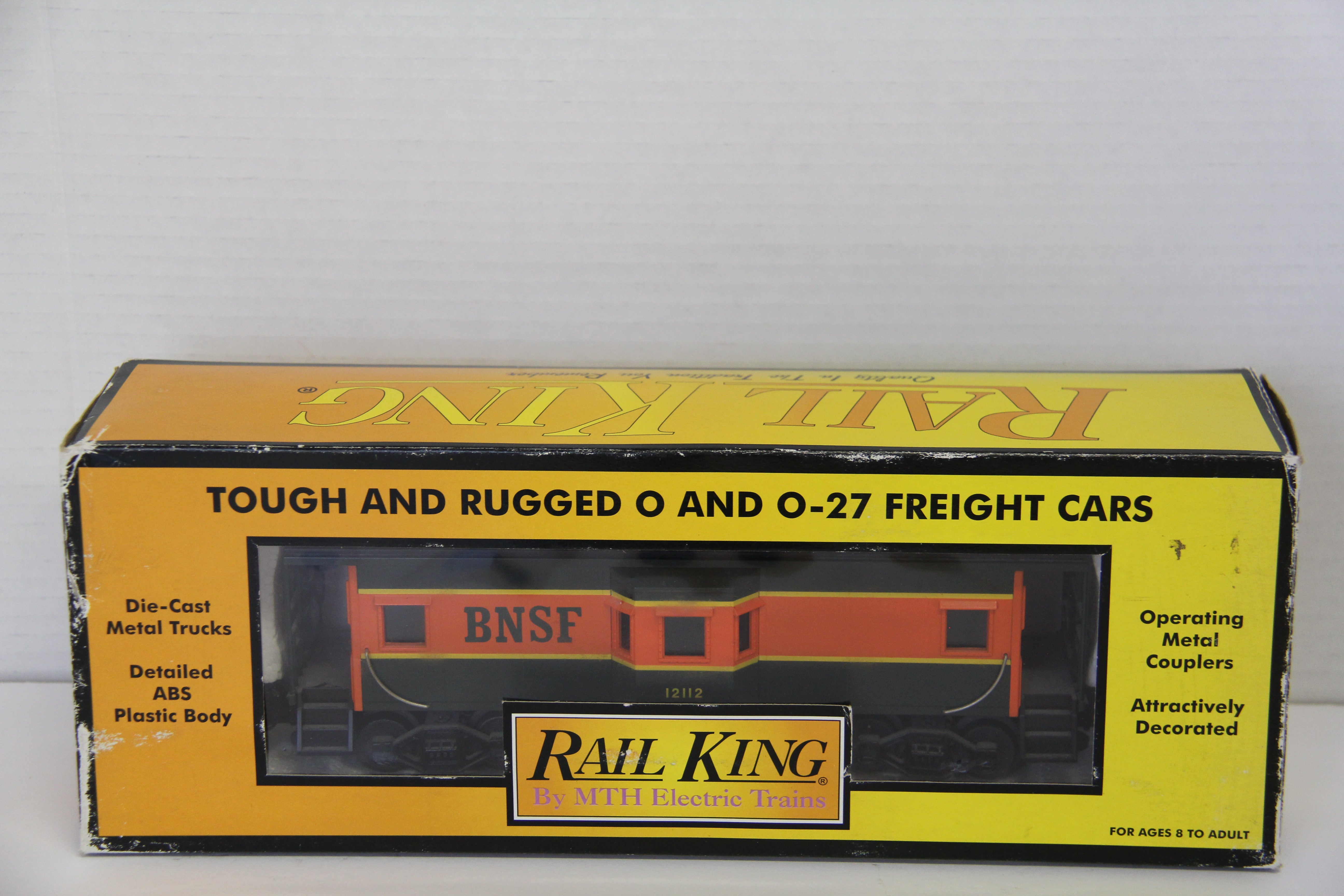 Rail King 30-7718 BNSF Bay Window Caboose-Second hand-M7695