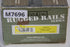o27 Rail King Rugged Rails Series 33-7201 Santa Fe Gondola Car w/ I-Beam Load-Second hand-M7696