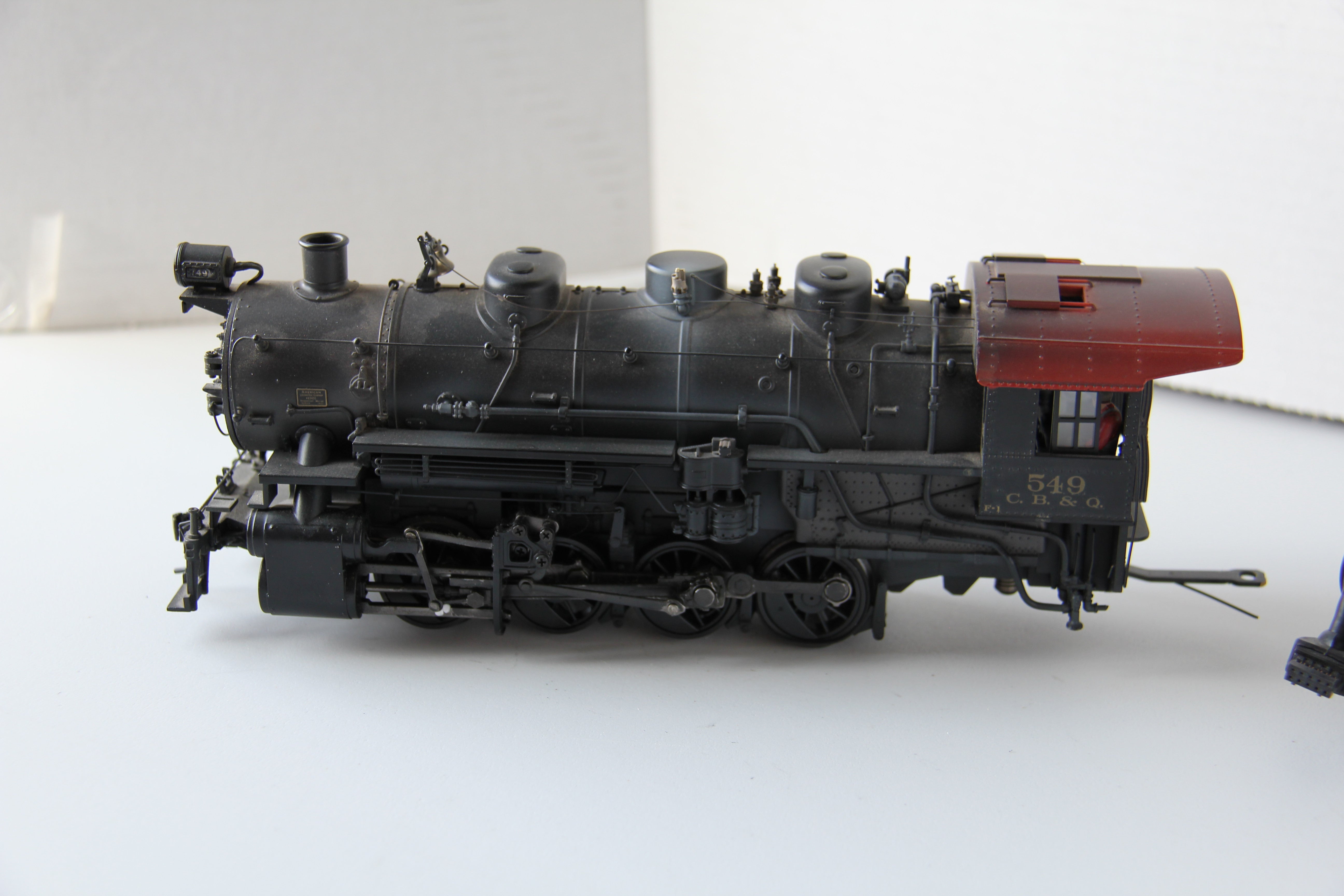 MTH 20-3119-1 CB&Q 0-8-0 #549 USRA Steam Engine-Second hand-M3317 