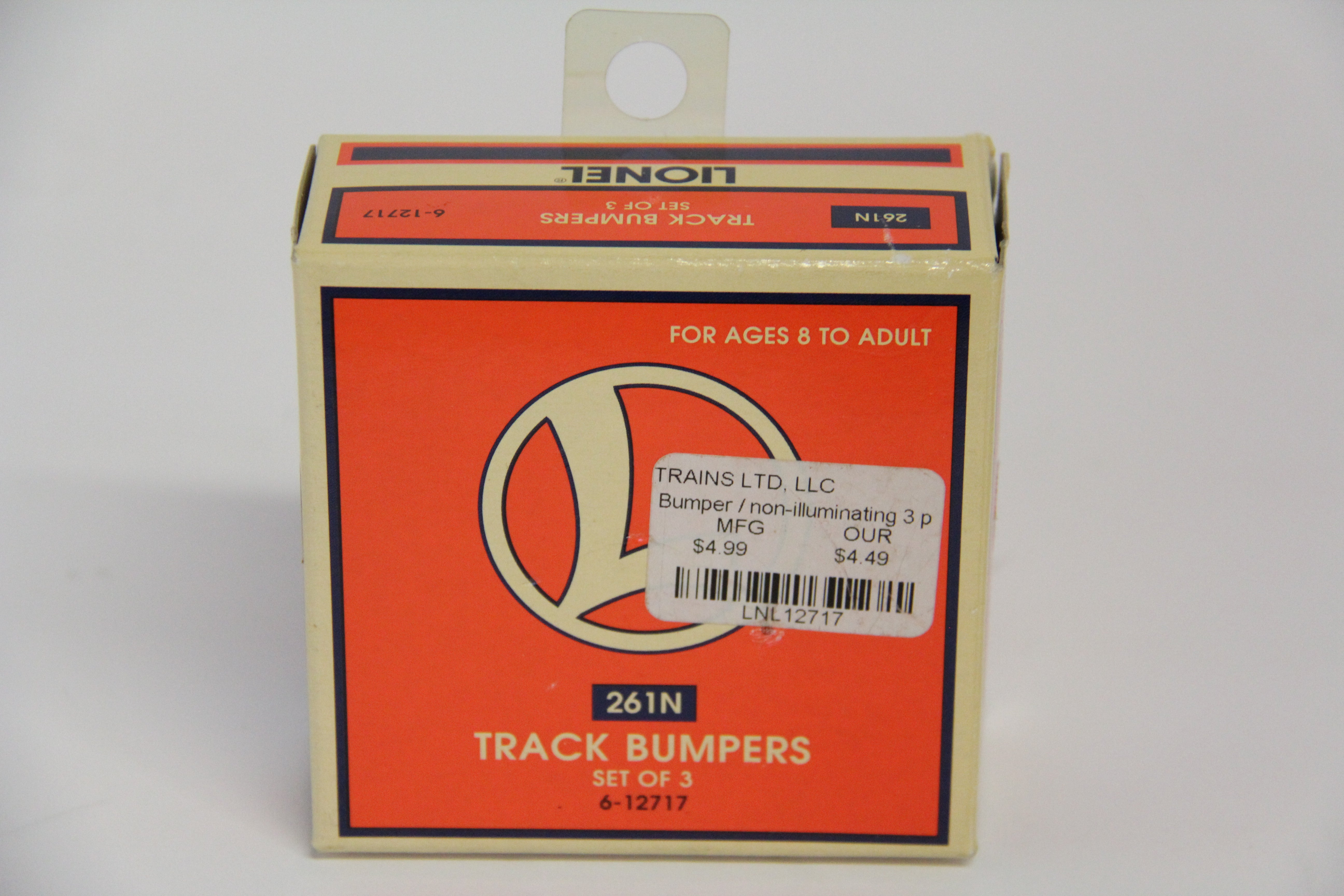 Lionel 6-12717 Track Bumpers -ONLY 2 not 3-Second hand-M7702