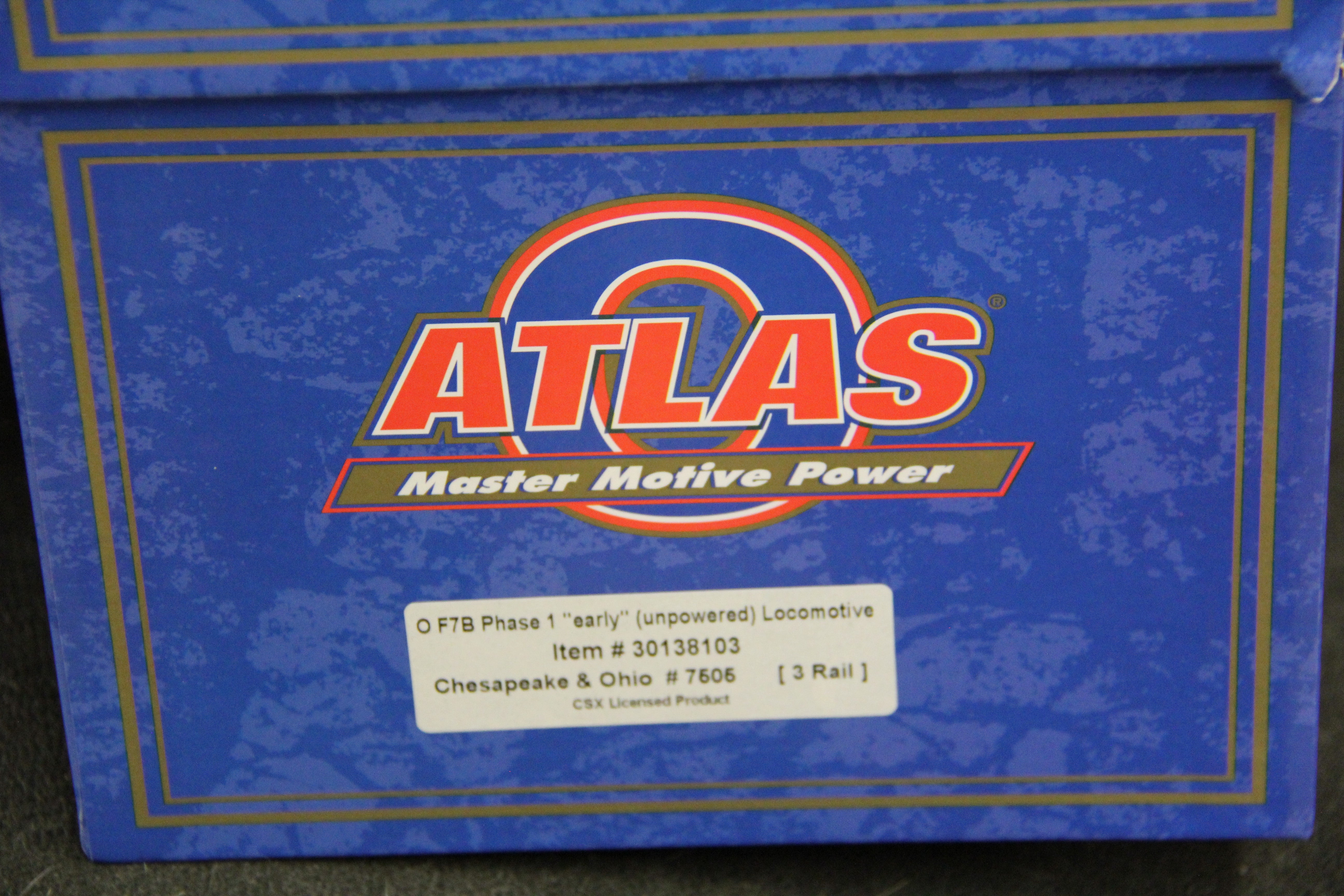 Atlas #30138080 Powered & #30138103 Chesapeake & Ohio F7 Phase 1 Locomotive-Second hand-M7326