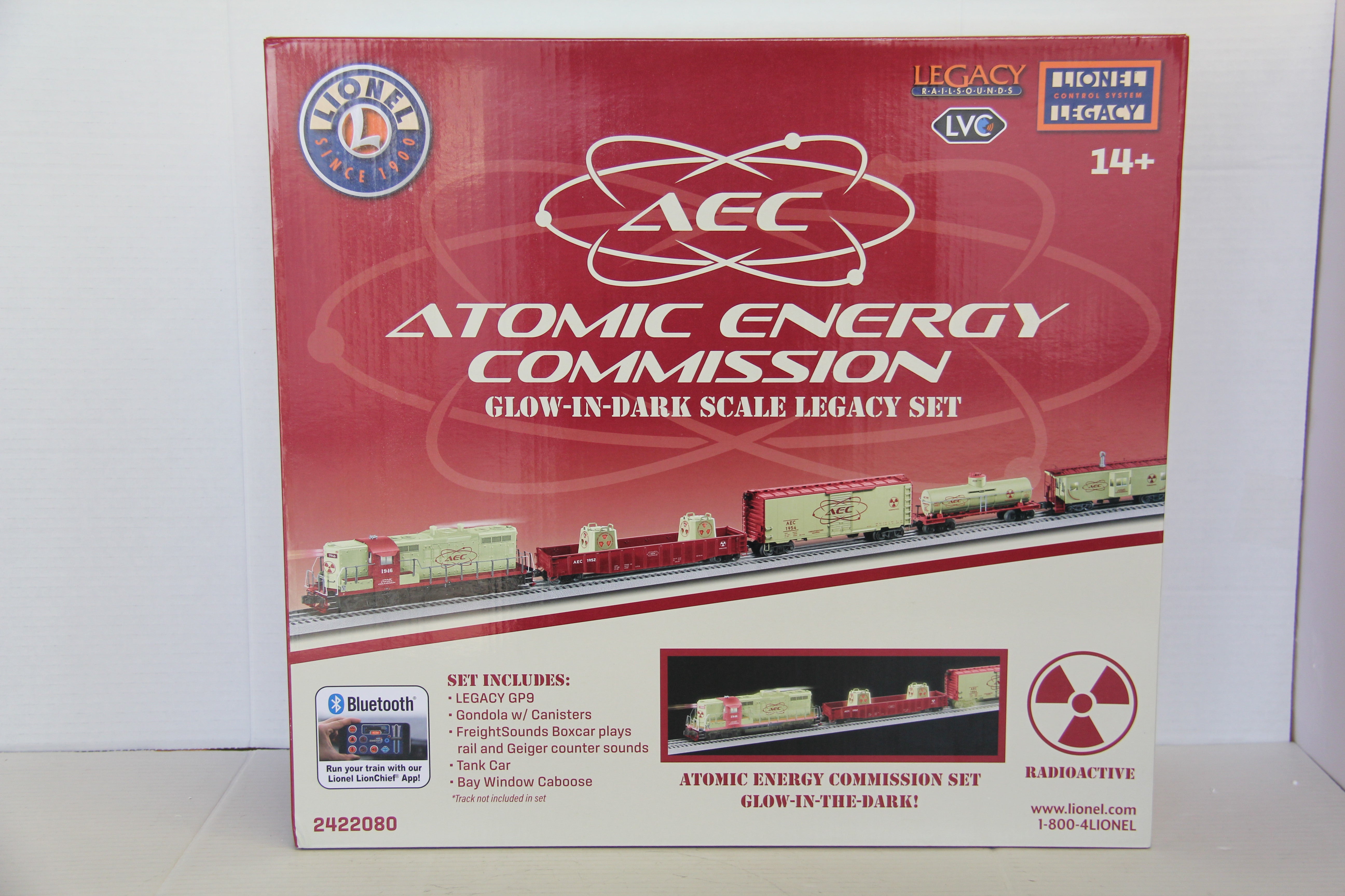 Lionel 2422080 AEC Atomic Energy Commission Glow In the Dark Scale Legacy Set-Second hand-M7241