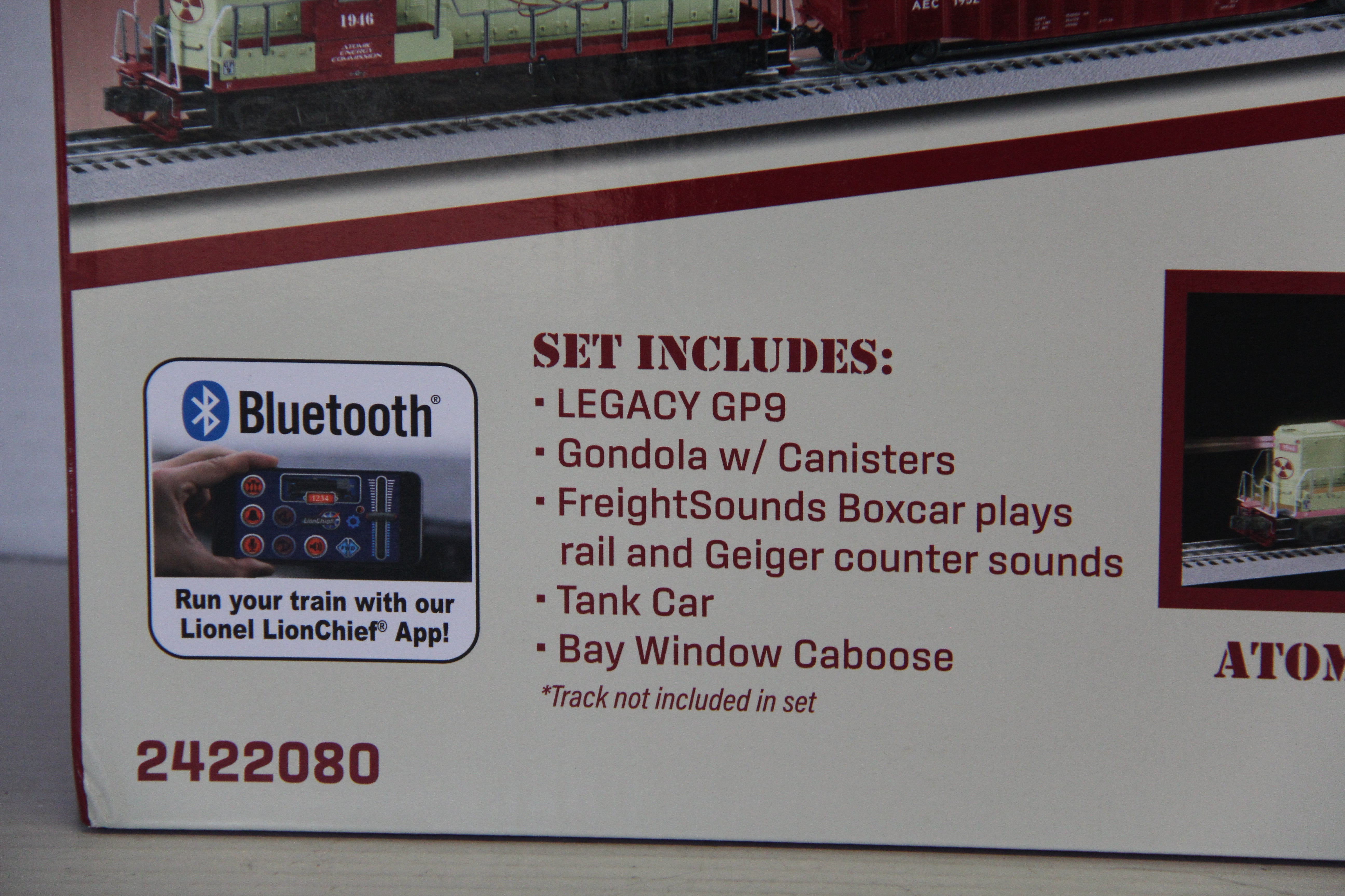 Lionel 2422080 AEC Atomic Energy Commission Glow In the Dark Scale Legacy Set-Second hand-M7241