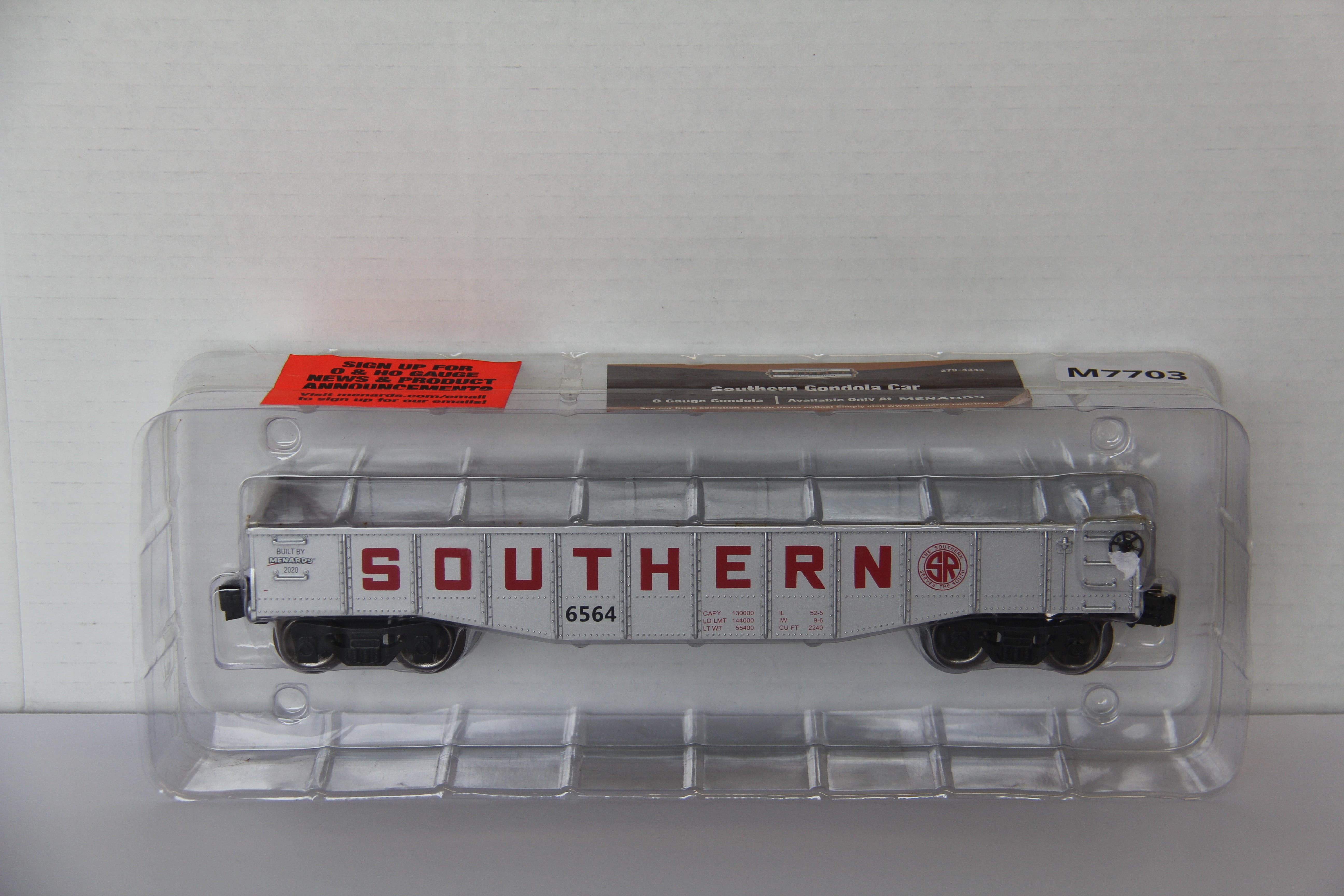 Menards #279-4343 Southern Gondola Car-Second hand-M7703