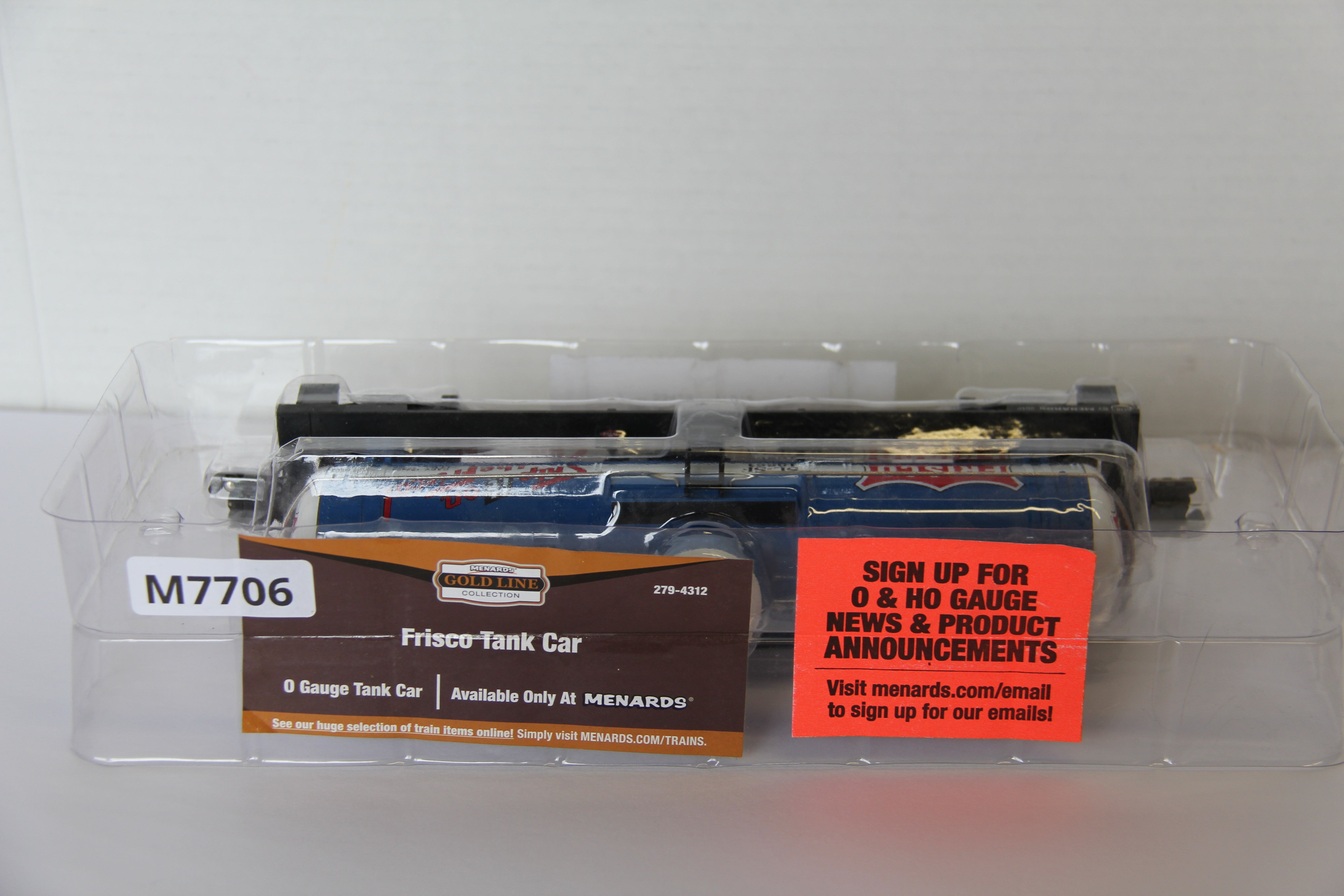 Menards #279-4312 Frisco Tank Car-Second hand-M7706