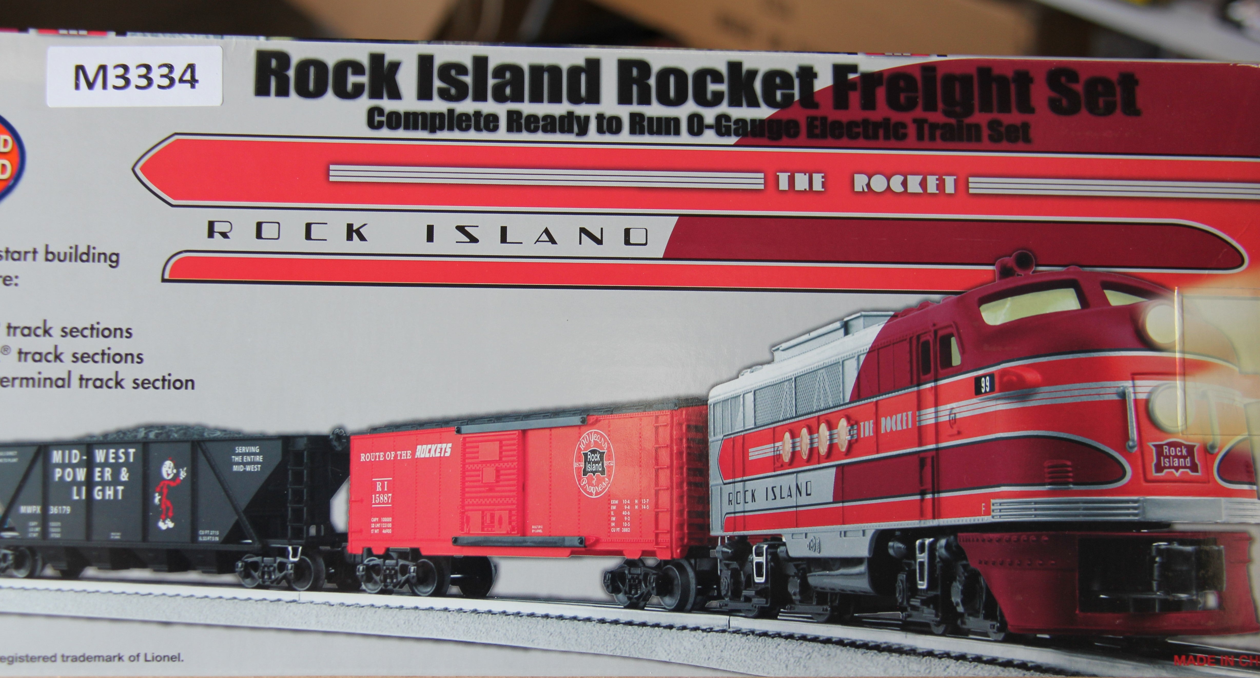 Lionel 6-30179-Rock Island Rocket Freight Set-Second hand-M3334