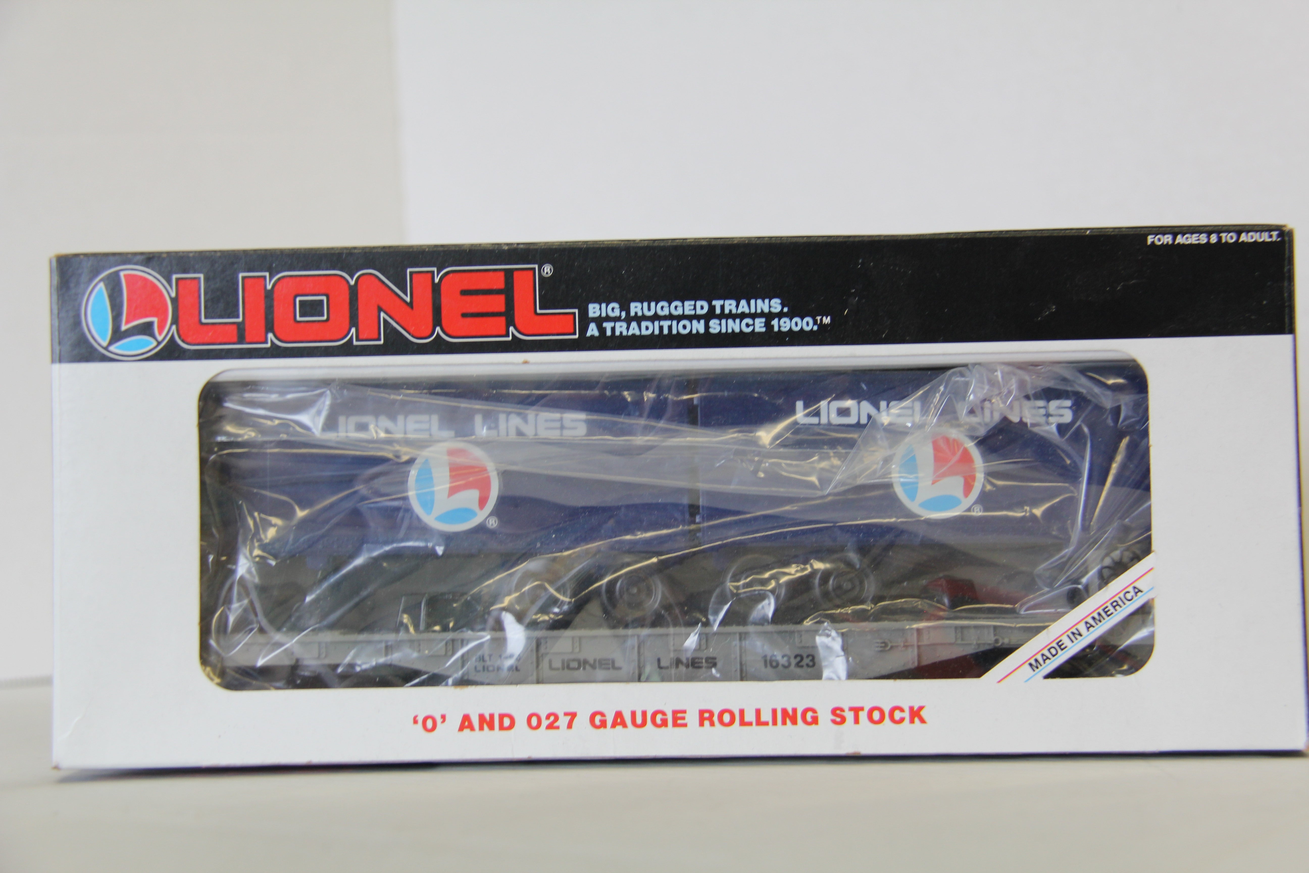 Lionel 6-16323 Lionel Lines Flatcar w/ Trailers-Second hand-M6045
