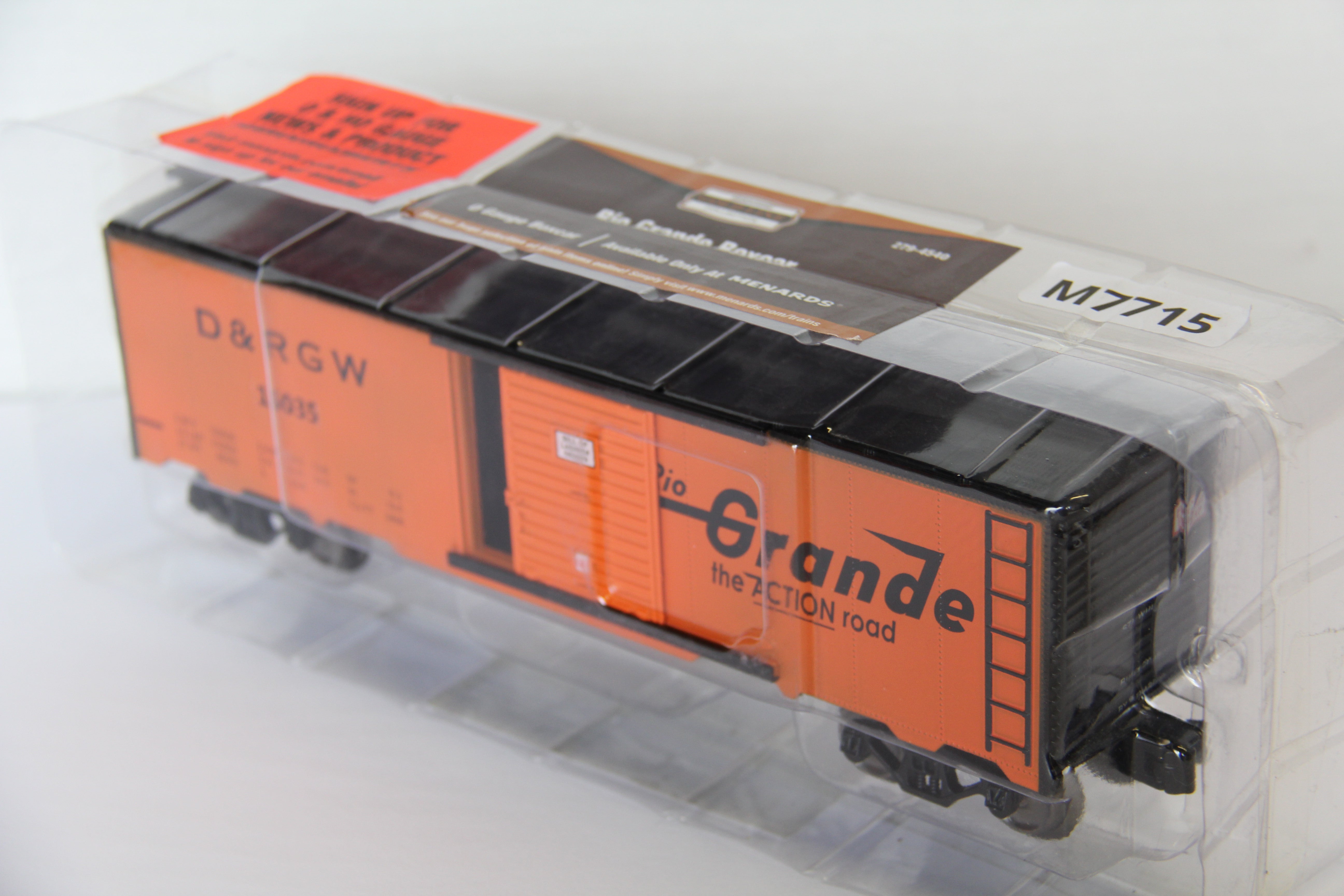 Menards #279-4540 Rio Grande Boxcar-Second hand-M7715