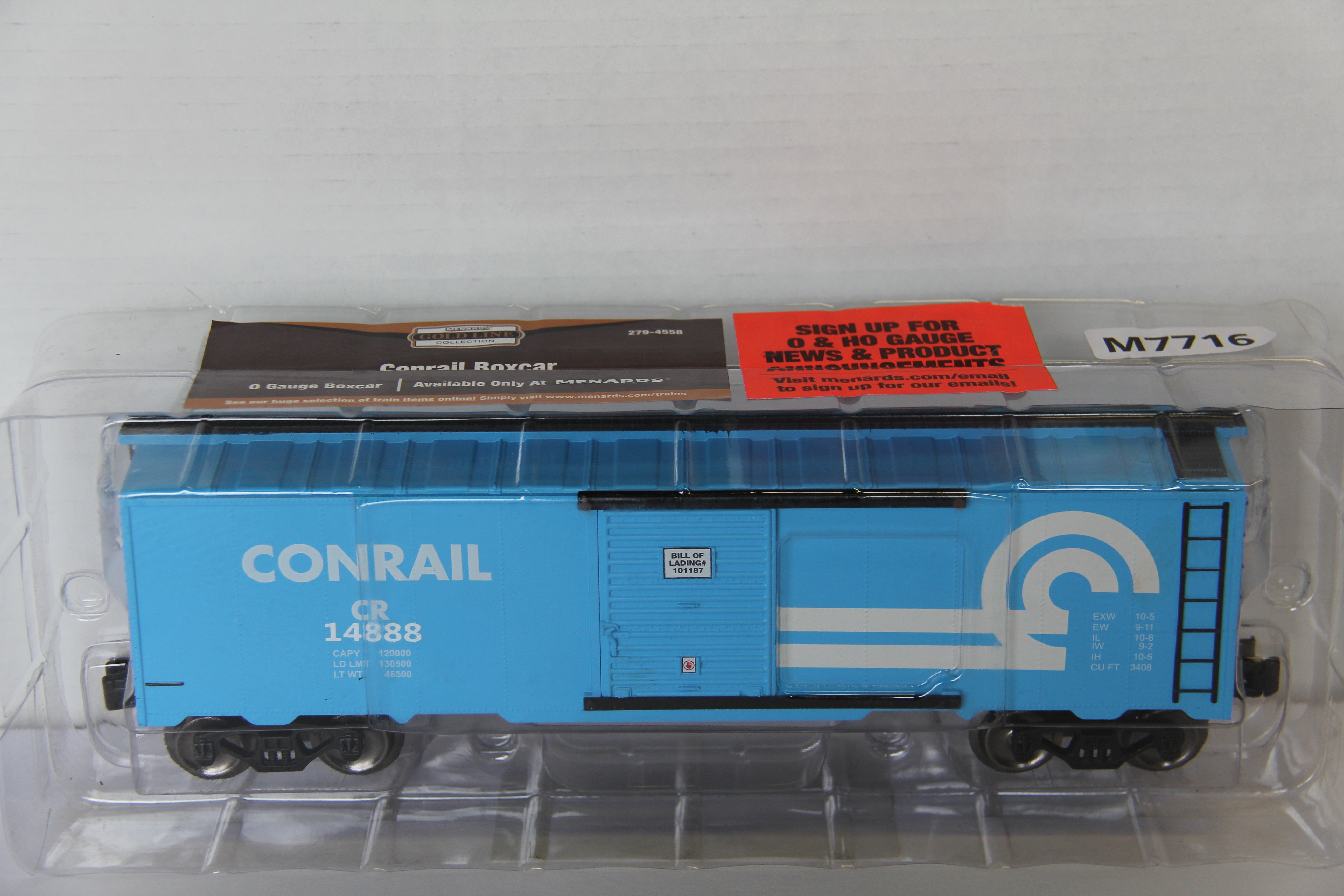 Menards #279-4558 Conrail Boxcar-Second hand-M7716