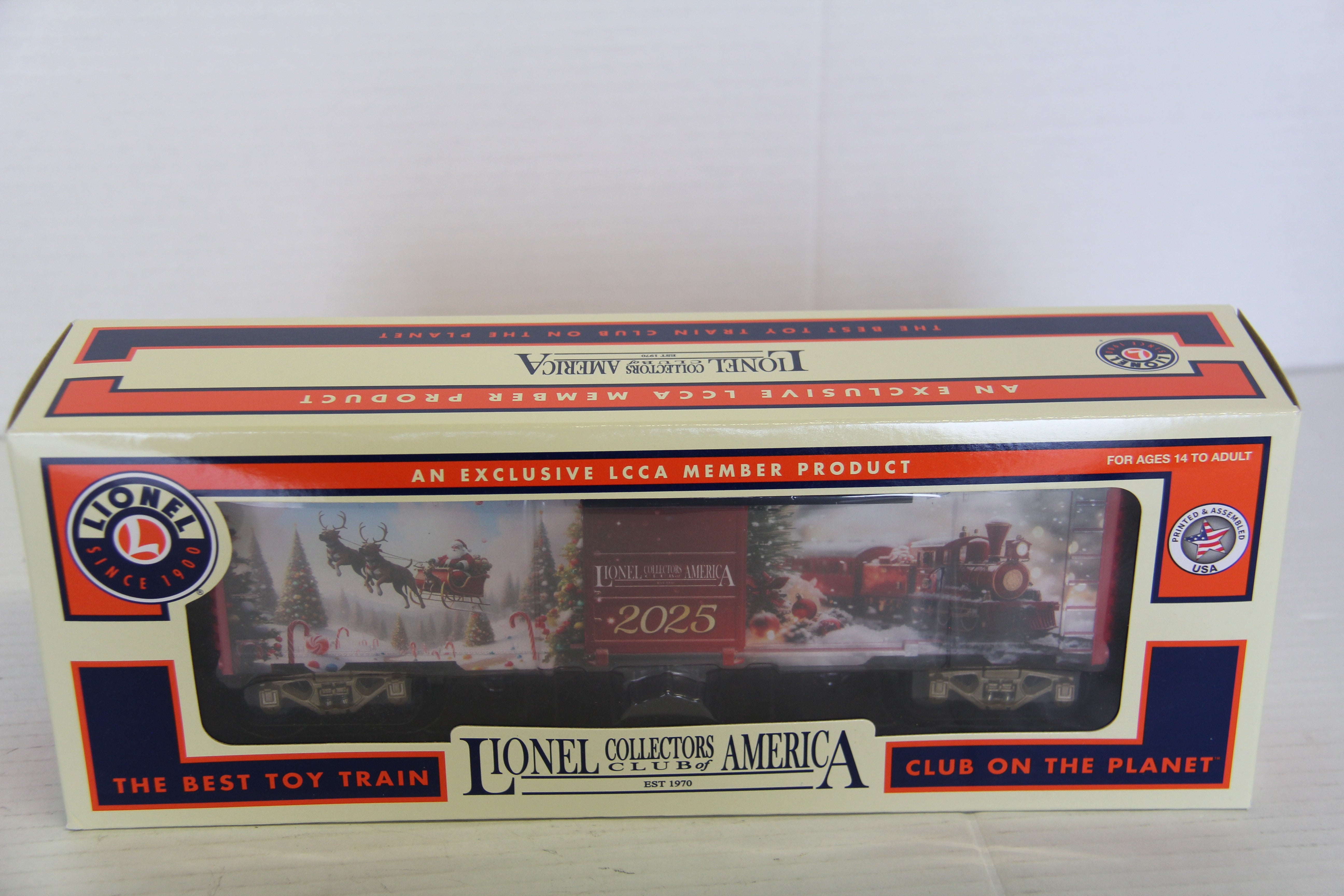 Lionel 2501620 LCCA 2025 Christmas Boxcar-Second hand-M7295