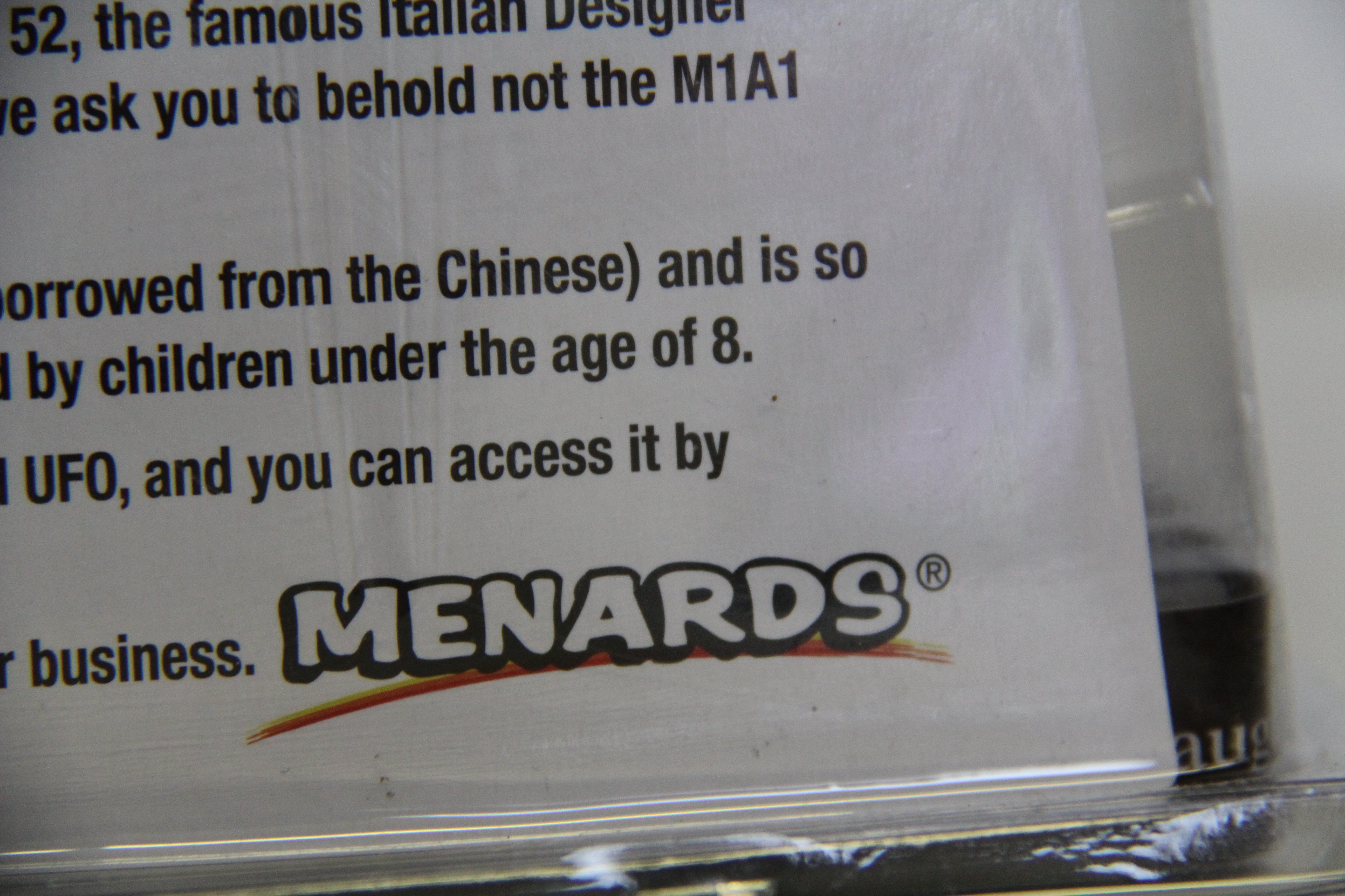 Menards #2104784 U.S Army Tank-Second hand-M6060