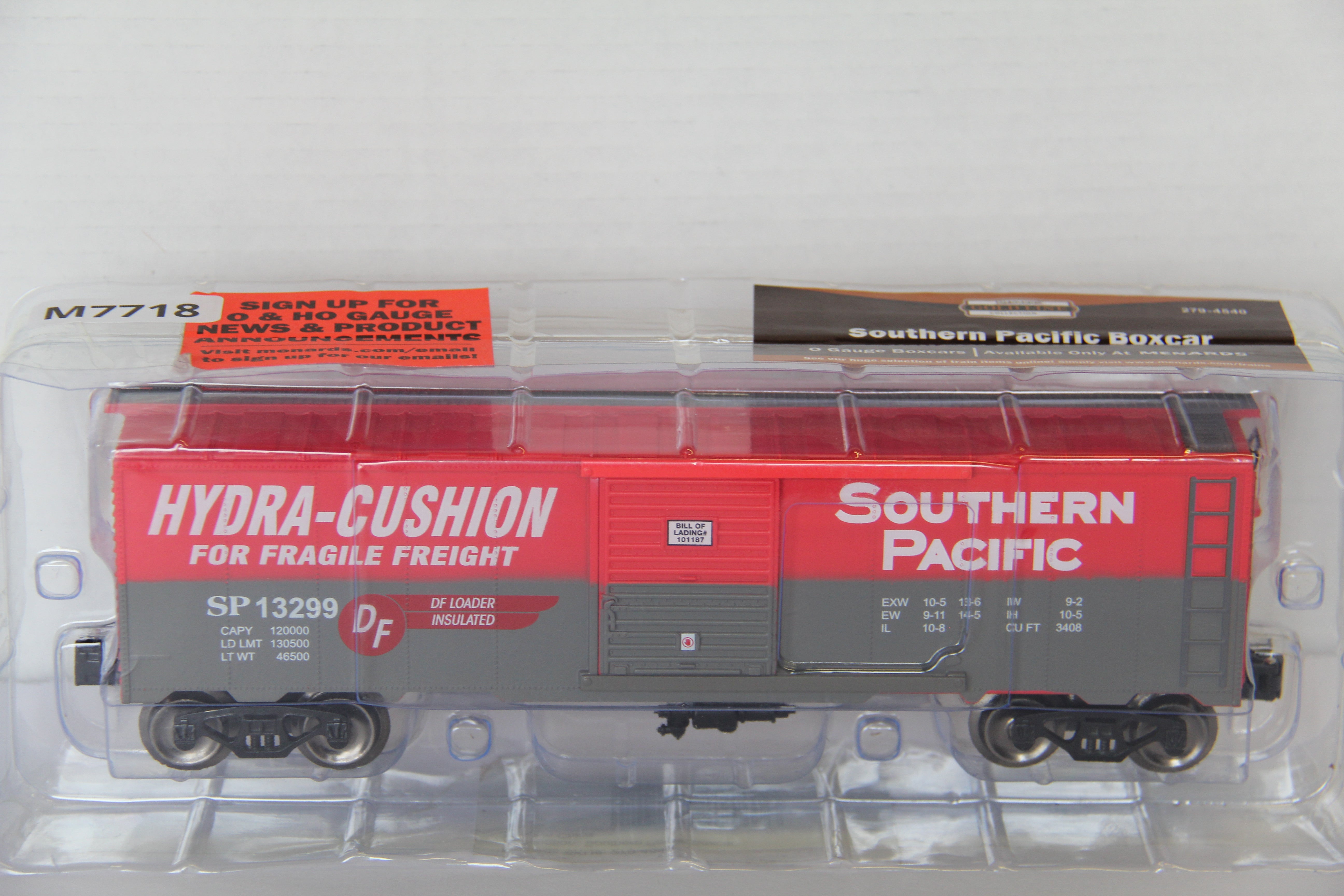 Menards #279-4540 Southern Pacific Boxcar -Second hand-M7718