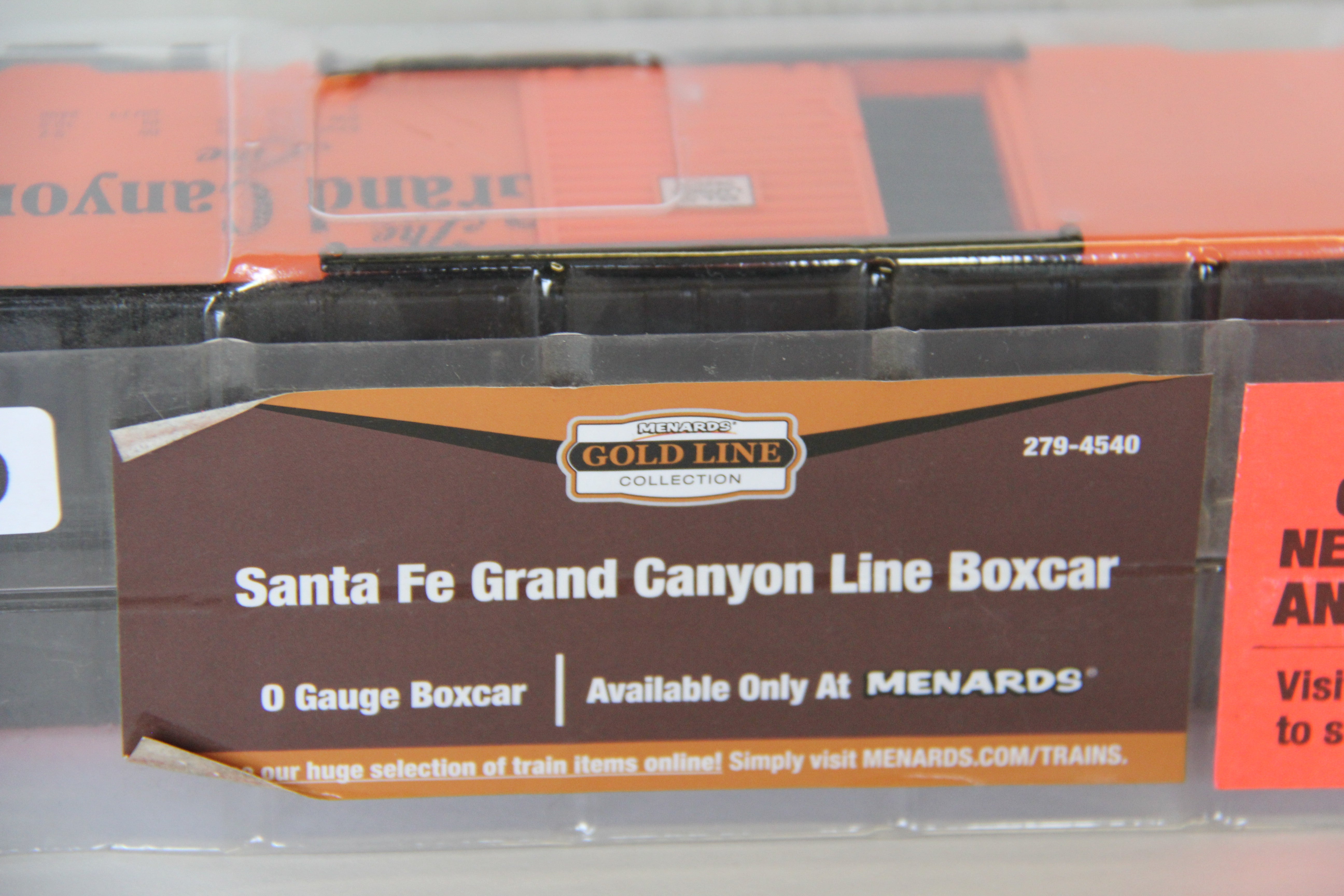 Menards #279-4540 Santa Fe Grand Canyon Line Boxcar-Second hand-M7719