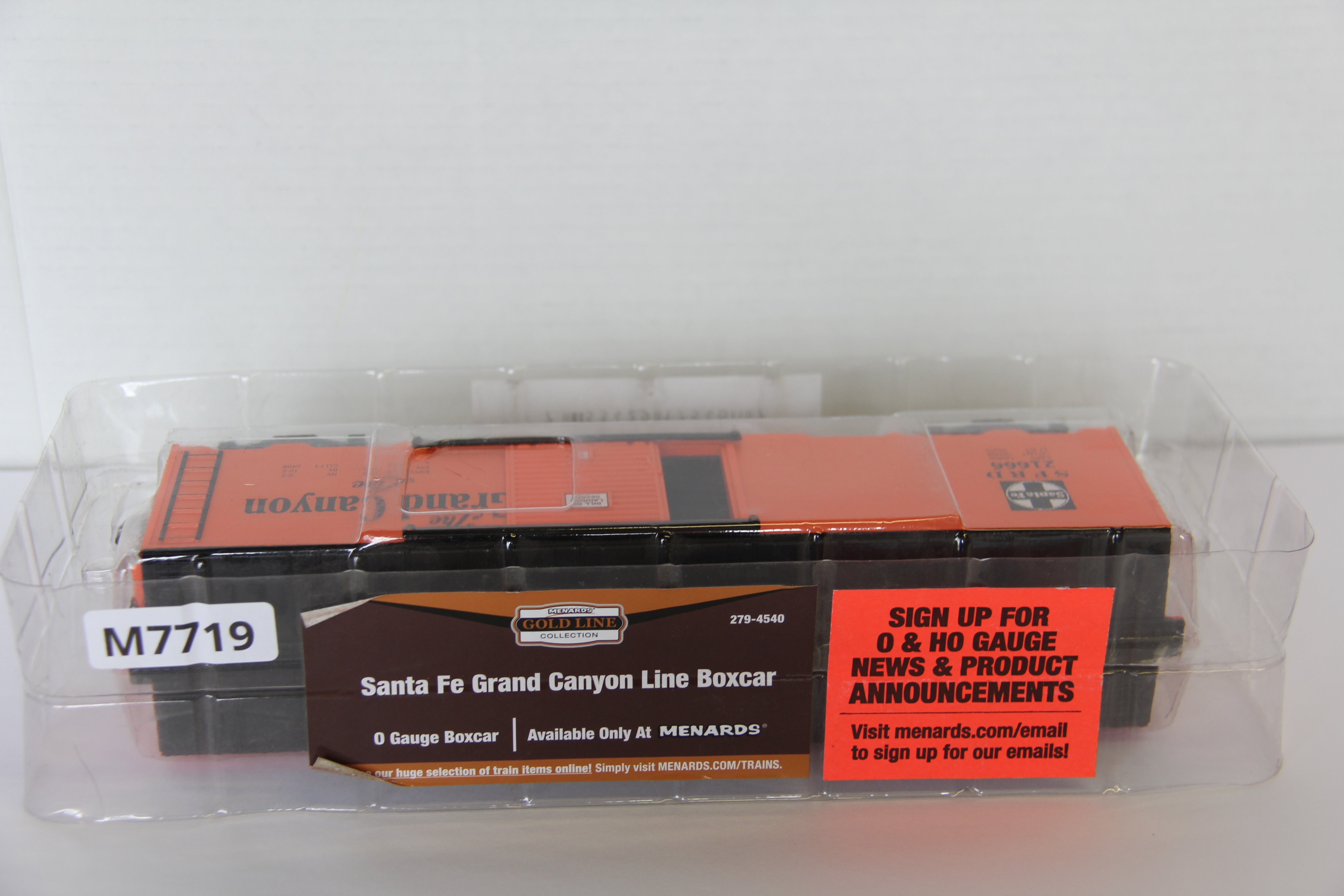 Menards #279-4540 Santa Fe Grand Canyon Line Boxcar-Second hand-M7719