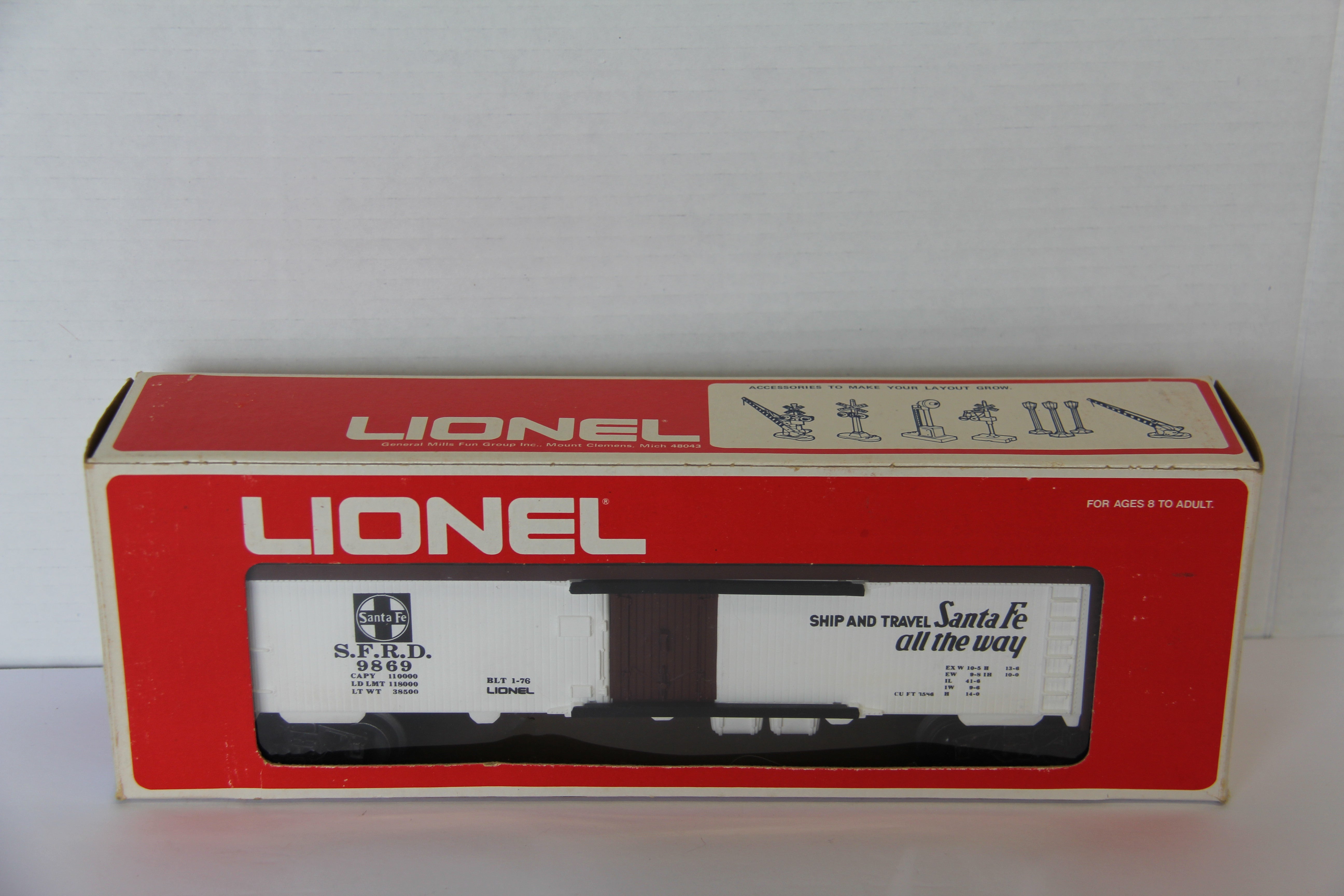 Lionel 6-9869 Santa Fe Reefer-Second hand-M7728