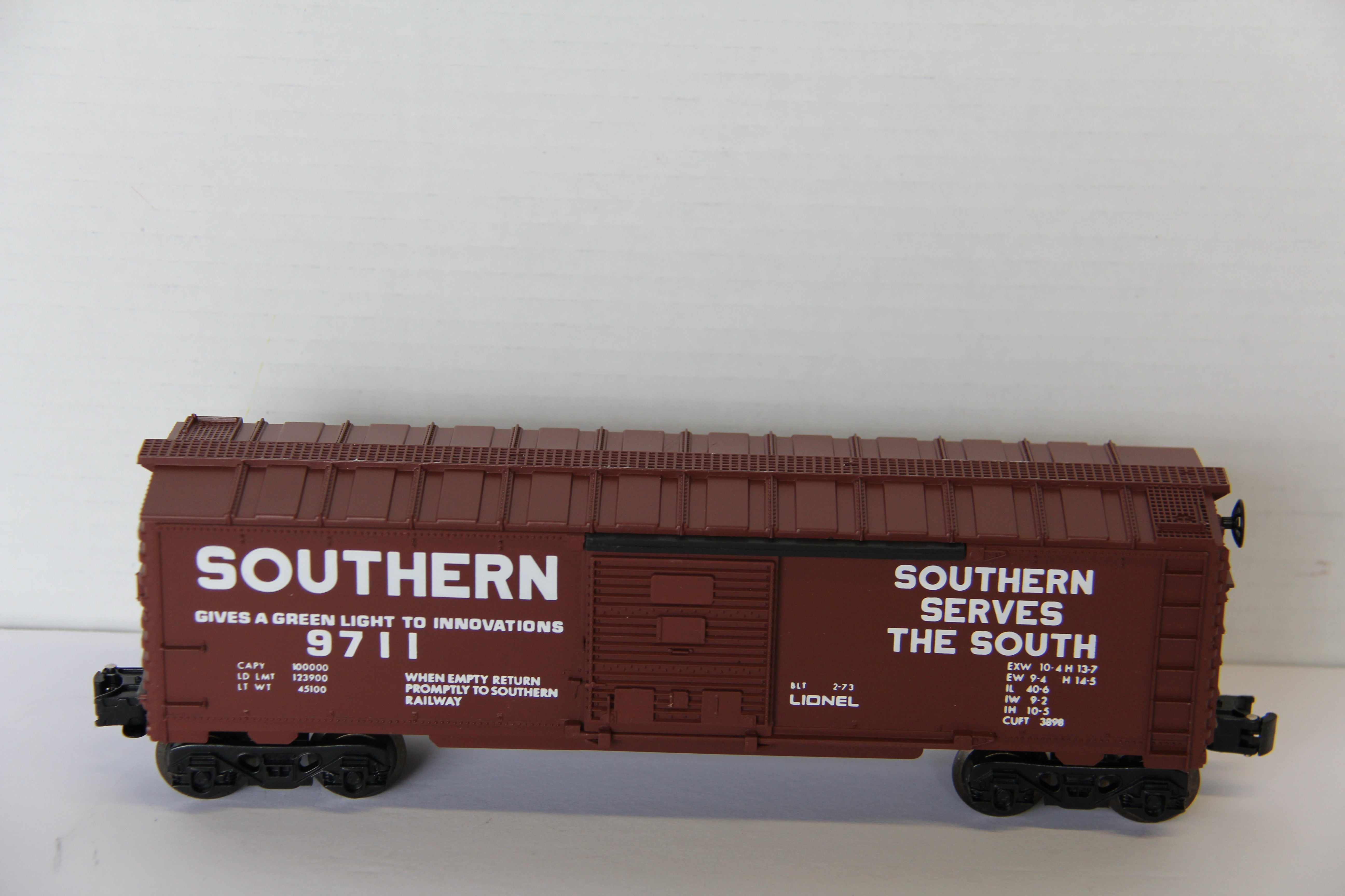 Lionel 6-9711 Southern Box Car-Second hand-M7730