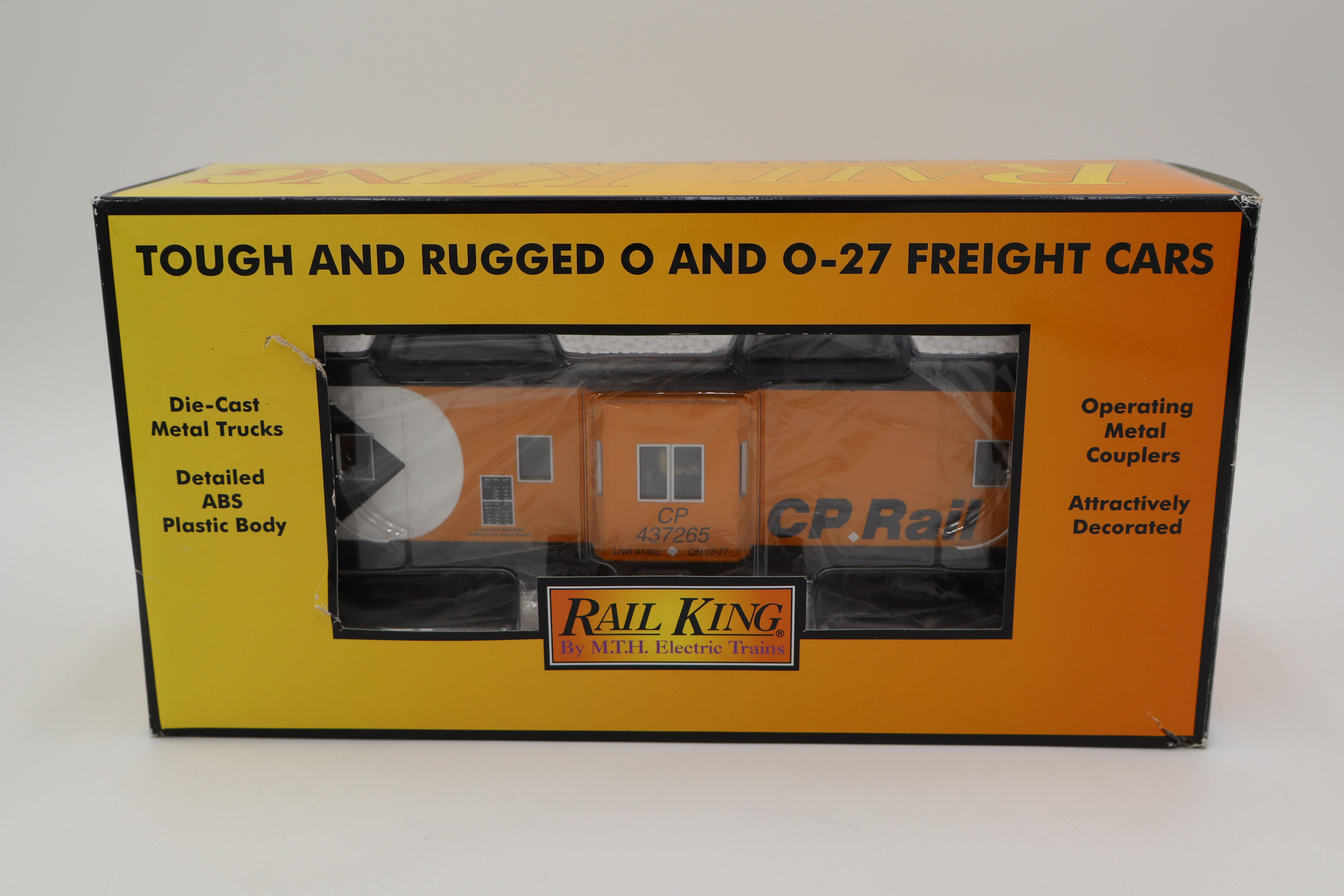 Rail King 30-77265 CP Rail Bay Window Caboose #437265-Second hand-M20273