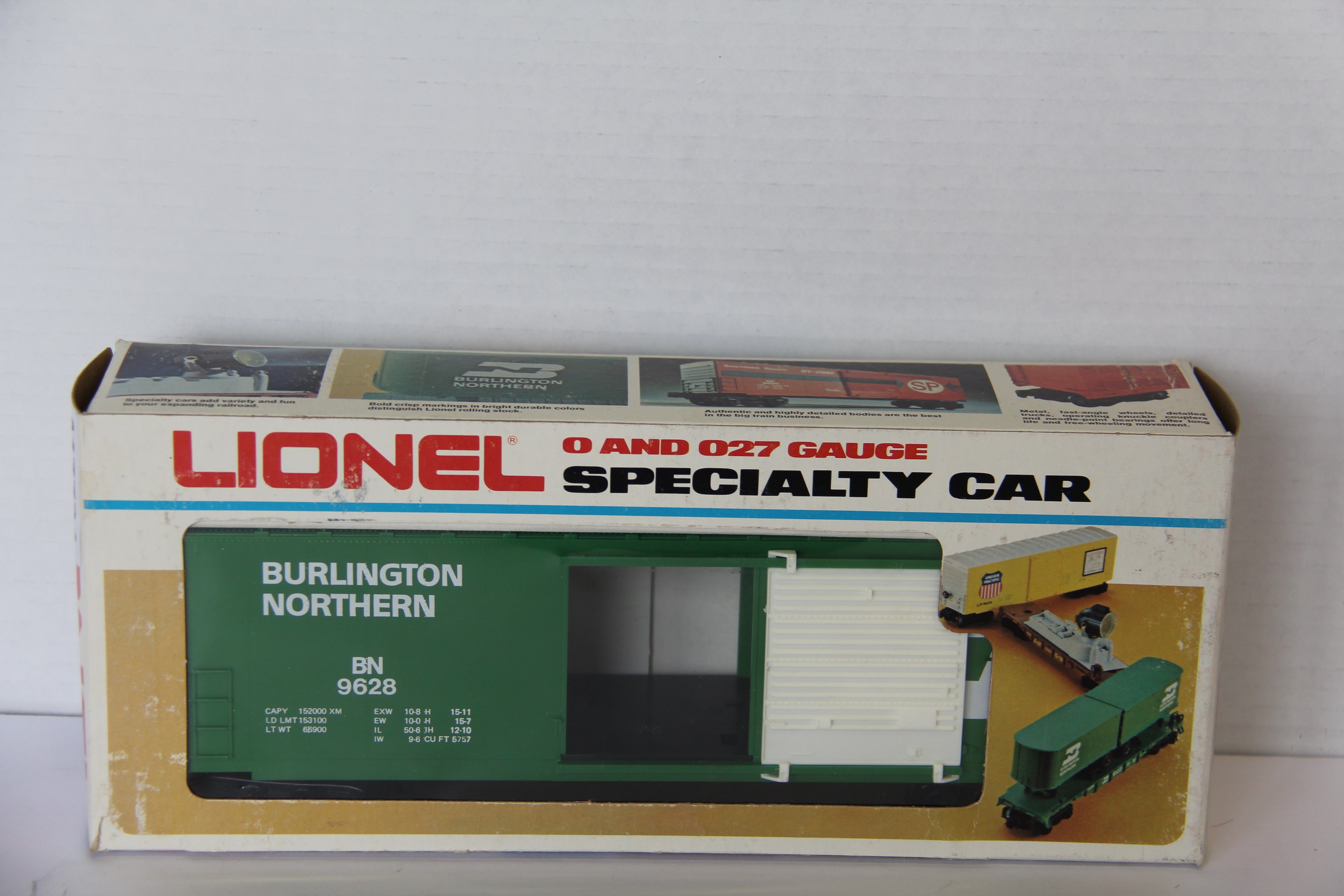 Lionel 6-9628 Burlington Hi-Cube Box Car-Second hand-M7734