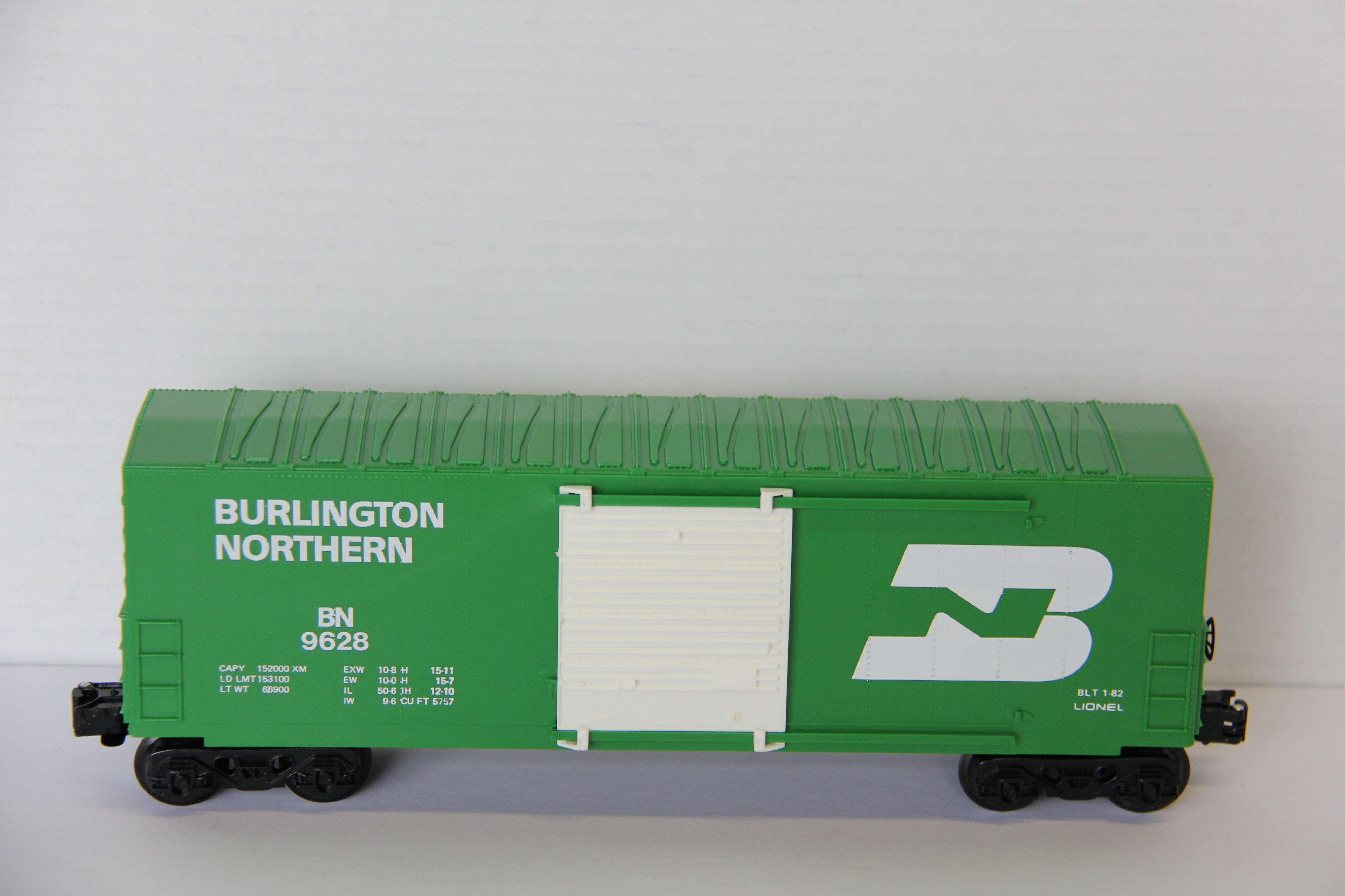 Lionel 6-9628 Burlington Hi-Cube Box Car-Second hand-M7734