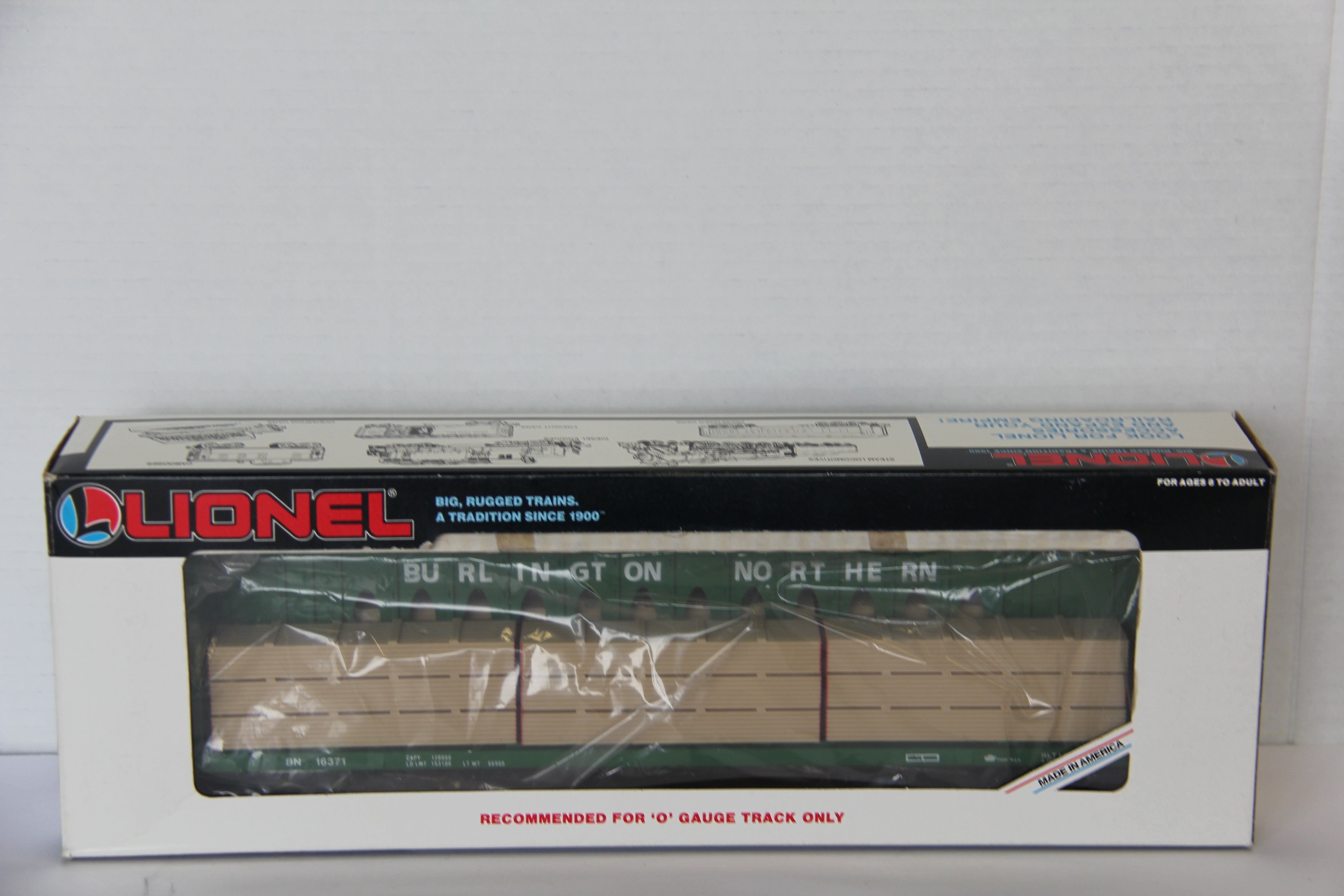 Lionel 6-9628 Burlington Hi-Cube Box Car-Second hand-M7735