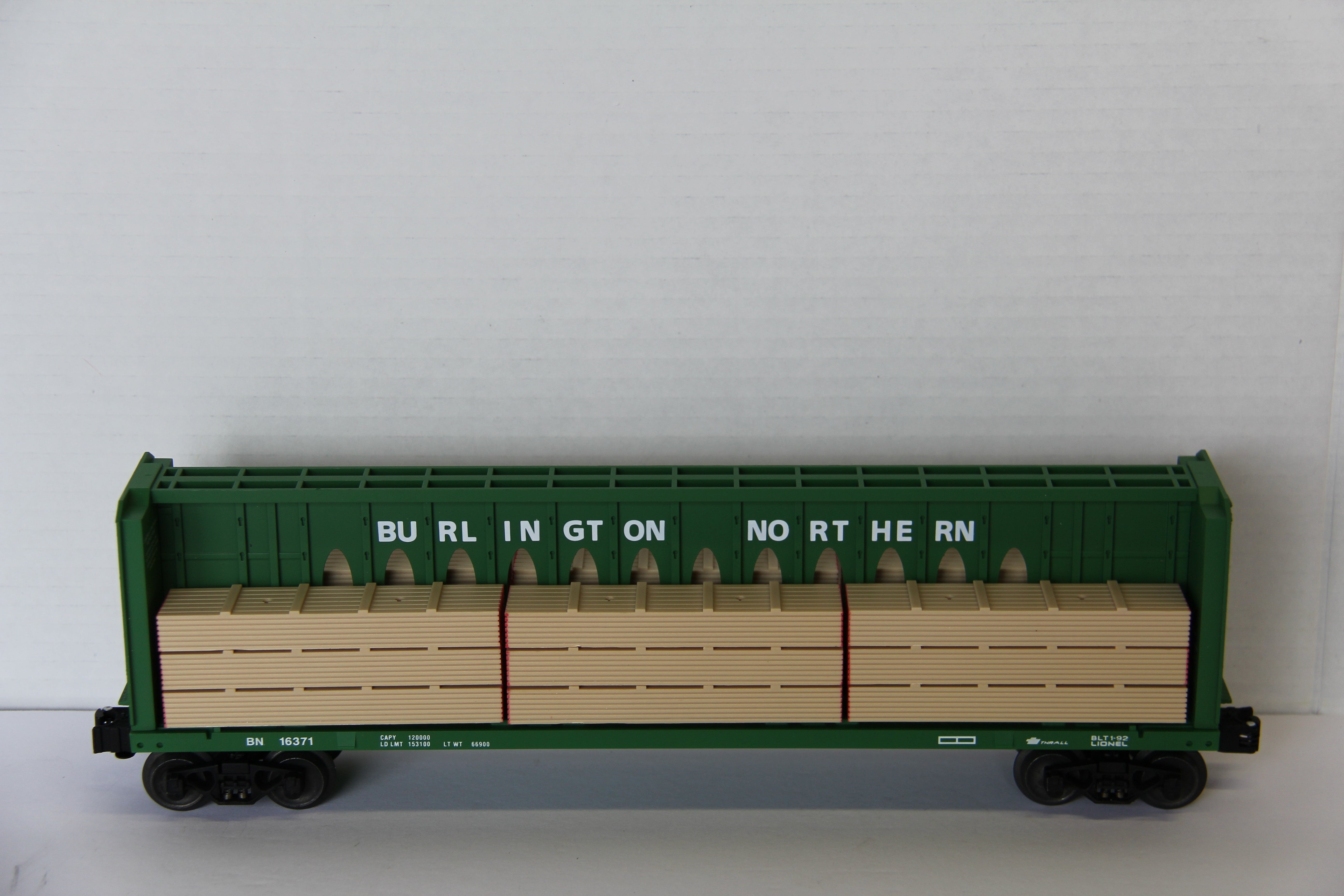 Lionel 6-9628 Burlington Hi-Cube Box Car-Second hand-M7735