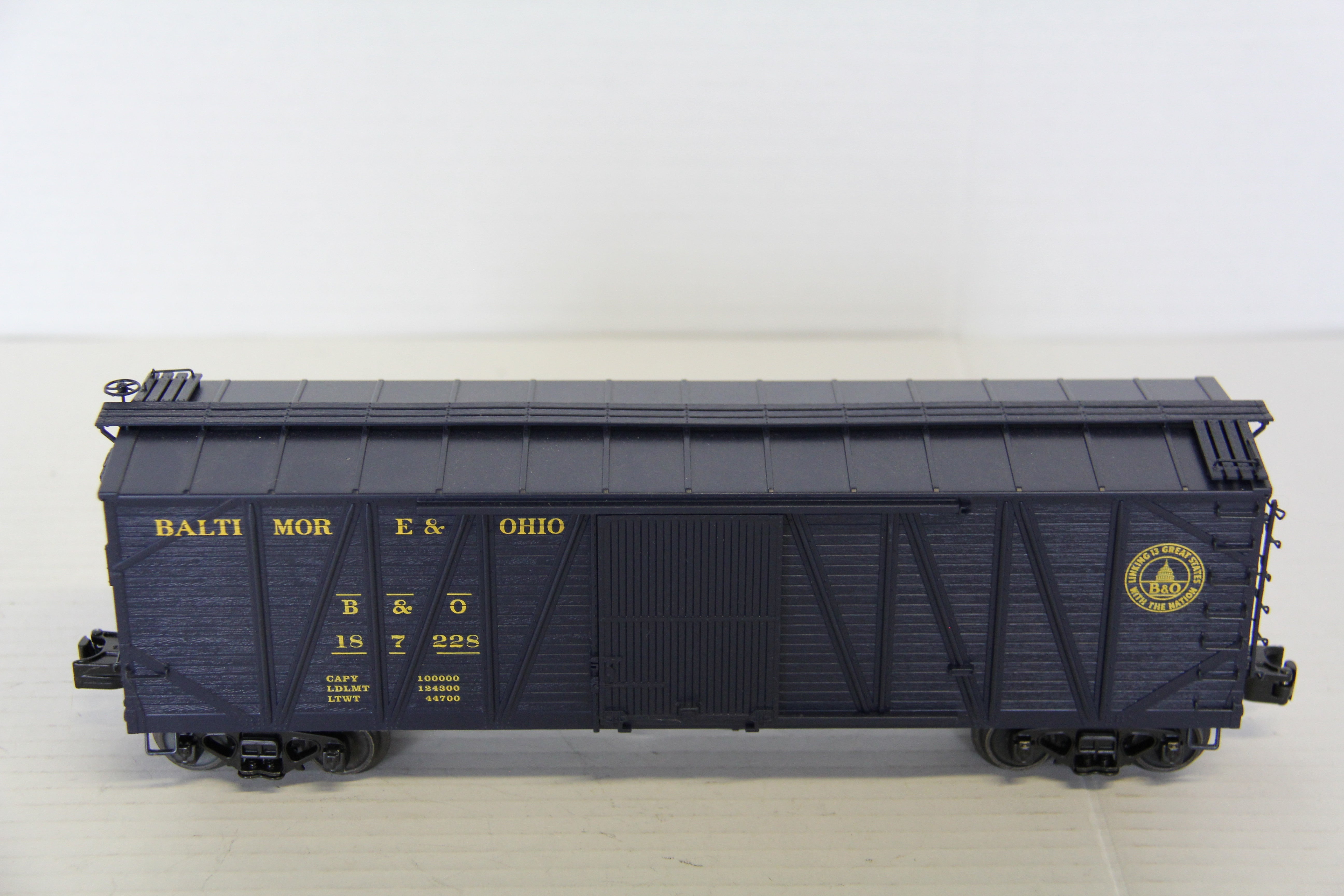 MTH 20-93979 Baltimore & Ohio 40' USRA Single Sheathed Box Car-Second hand-M7332