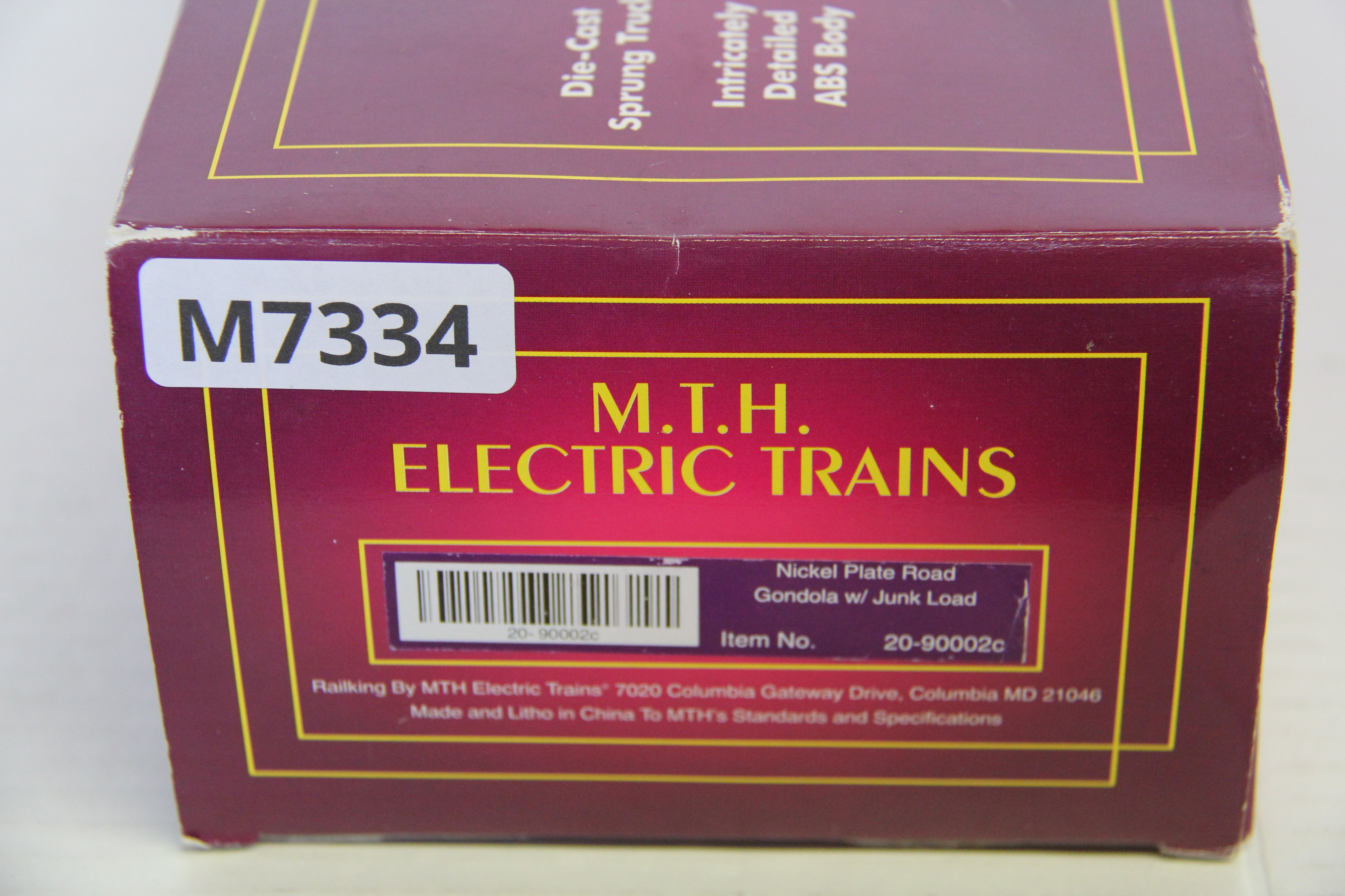 MTH 20-90002c Nickel Plate Road Gondola w/ Junk Load-Second hand-M7334