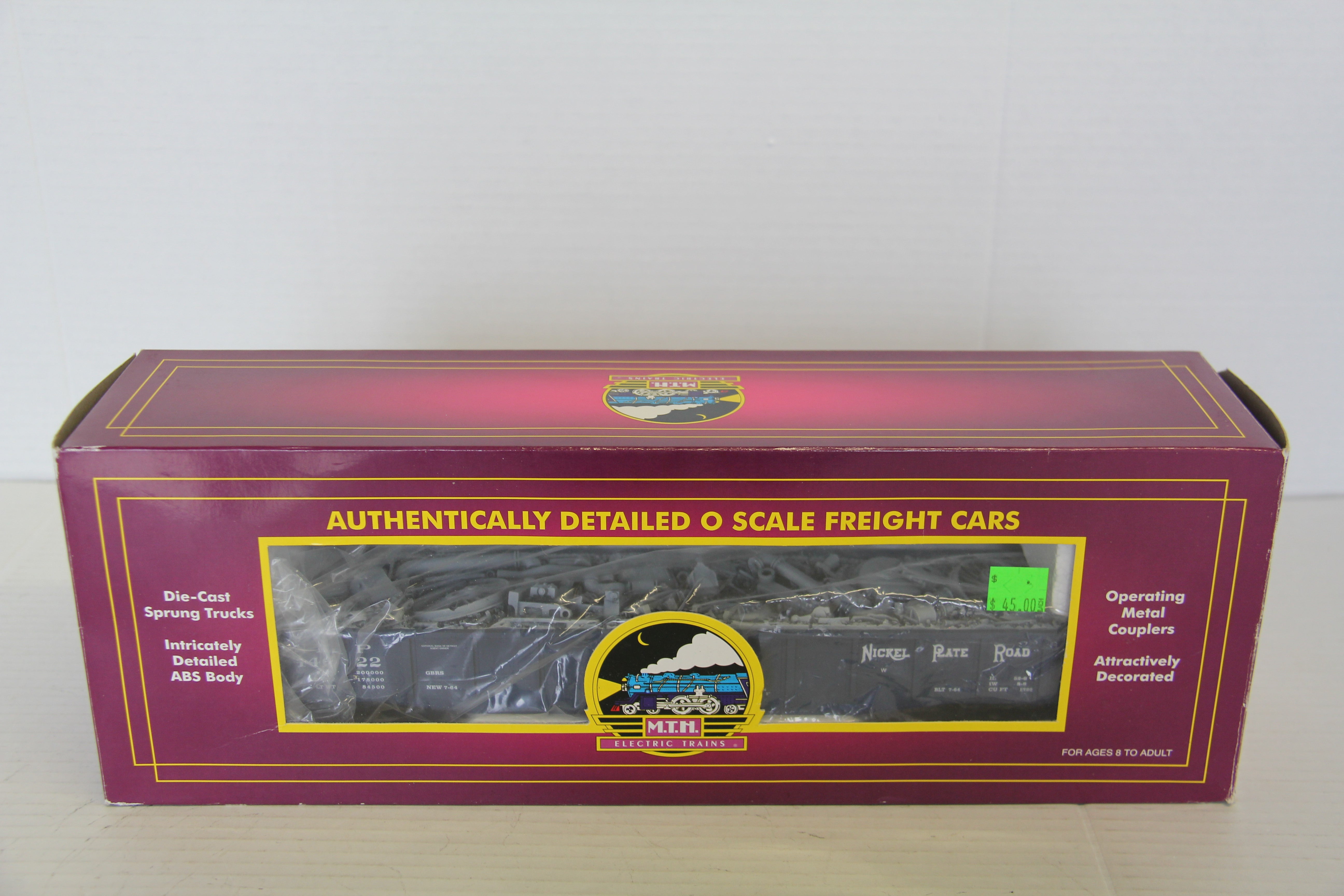 MTH 20-90002c Nickel Plate Road Gondola w/ Junk Load-Second hand-M7334